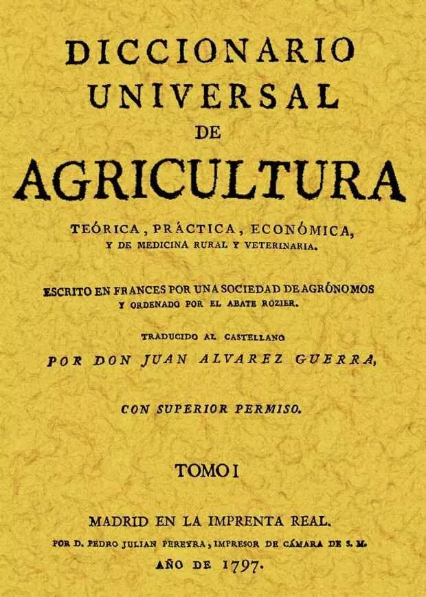 Portada del Libro Diccionario De Agricultura (16 Vols.) (Ed. Facsimil) de Abate Rozier - 9788497612180