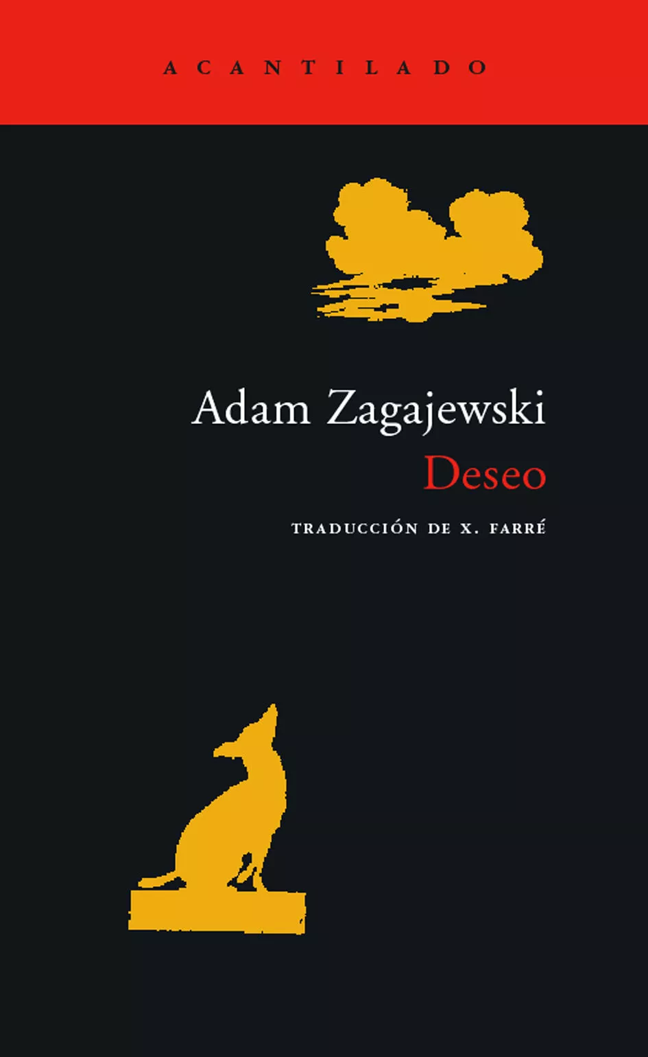 Portada del Libro Deseo de Adam Zagajewski - 9788496489233