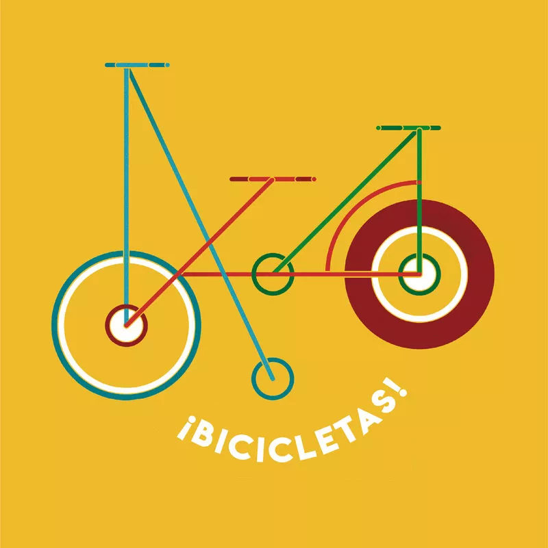 Portada del Libro ¡Bicicletas! de Agueda Monfort - 9788415797395