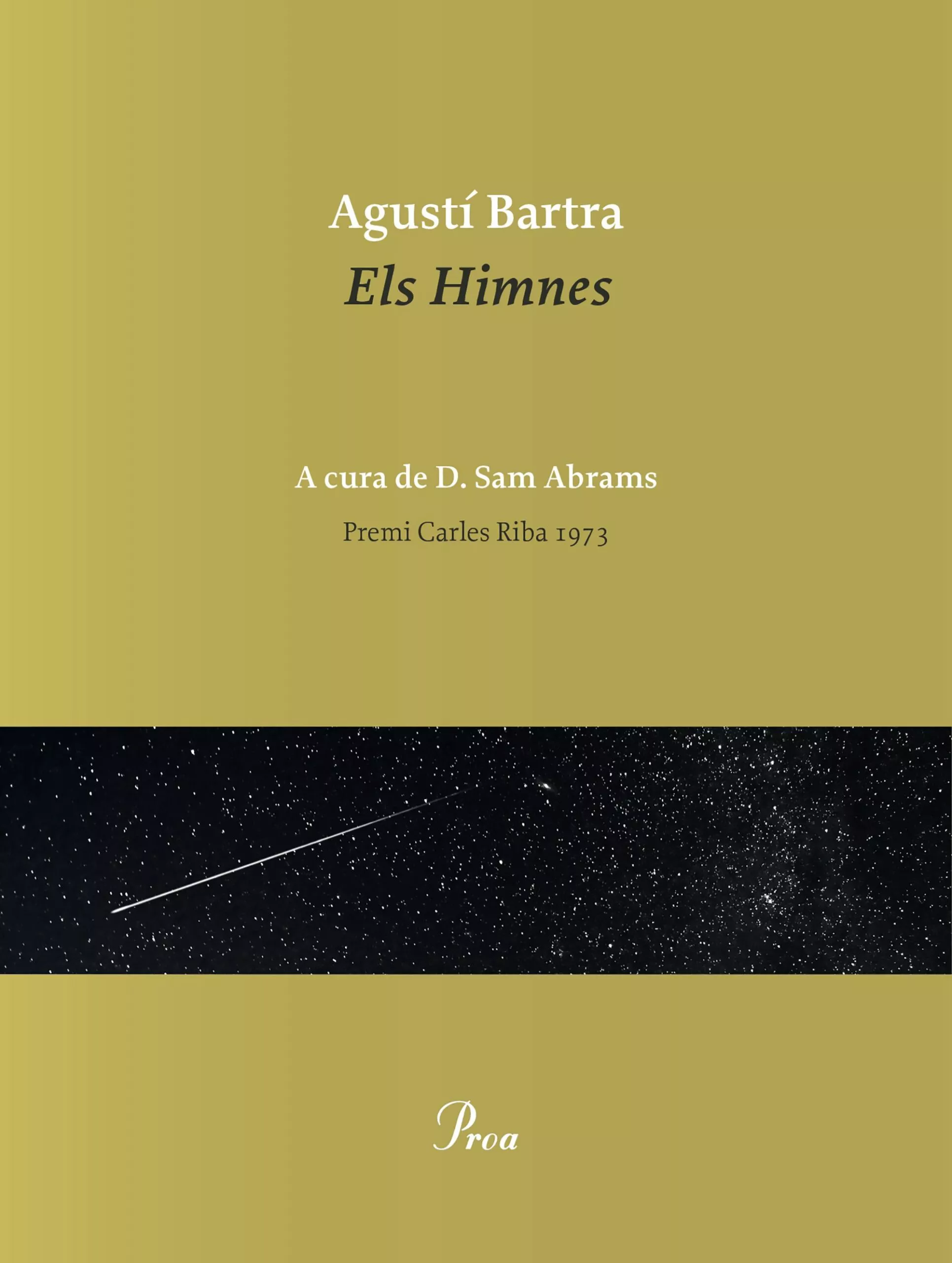Portada del Libro Els Himnes de Agusti Bartra - 9788475888095