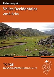 Portada del Libro Valles Occidentales. Ansó-Echo. Top 25. Mapa Excursionistas 1:25.000 de Agustin Tomico Alique - 9788483214916