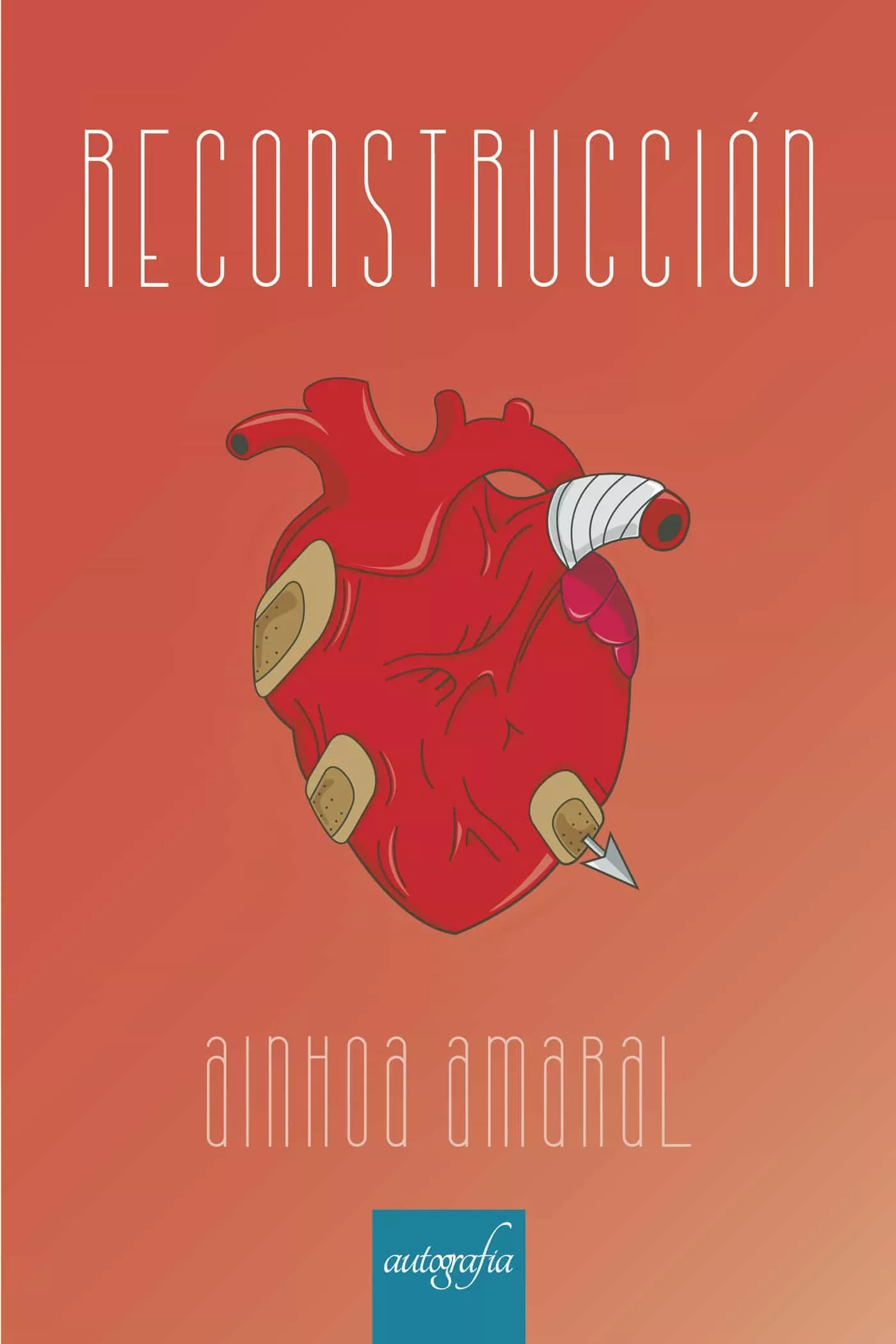 Portada del Libro Reconstrucción de Ainhoa Amaral - 9788418028335