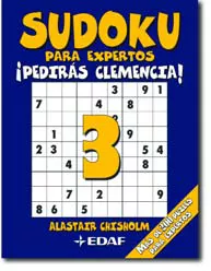 Portada del Libro Sudoku Para Expertos (Vol. 3) de Alastair Chisholm - 9788441424838