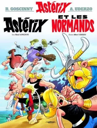 Portada del Libro Asterix Et Les Normands Nº 9 de Albert Uderzo - 9782012101418