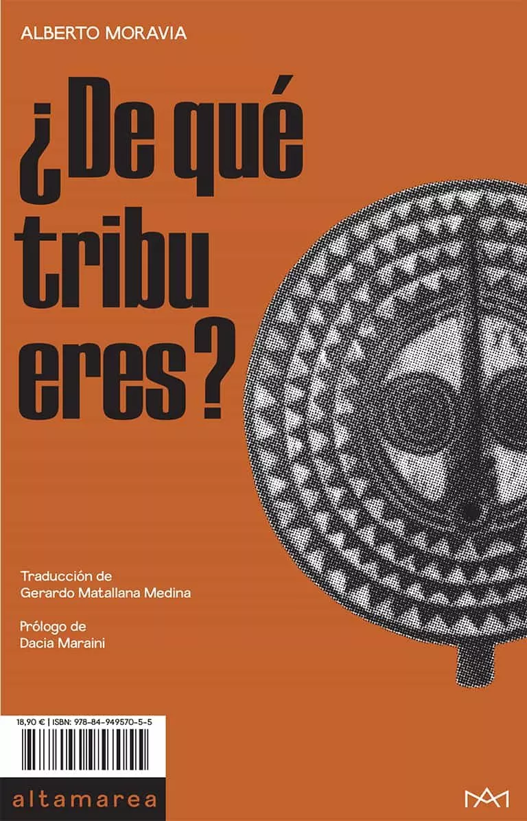Portada del Libro ¿De Que Tribu Eres? de Alberto Moravia - 9788494957055