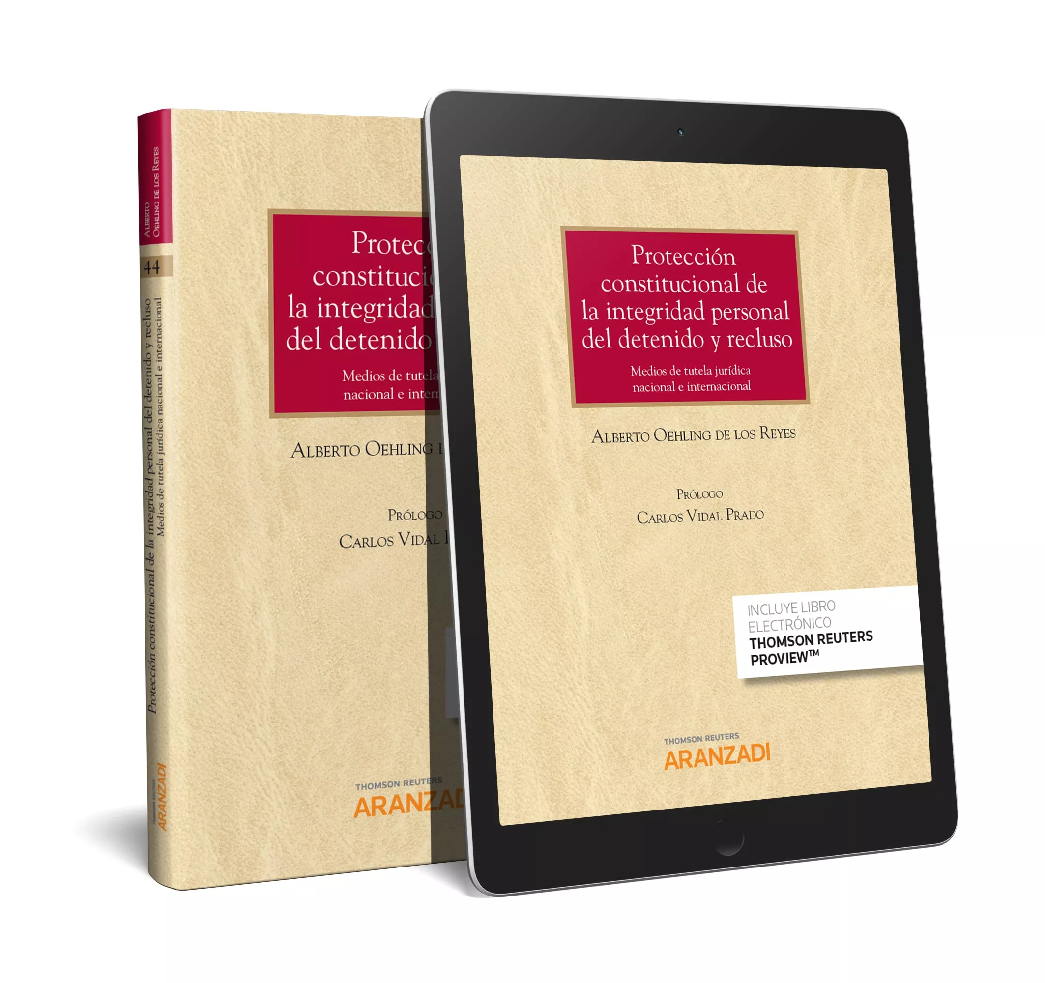 Portada del Libro Protección Constitucional De La Integridad Personal Del Detenido Y Rec de Alberto Oehling De Los Reyes - 9788413095417