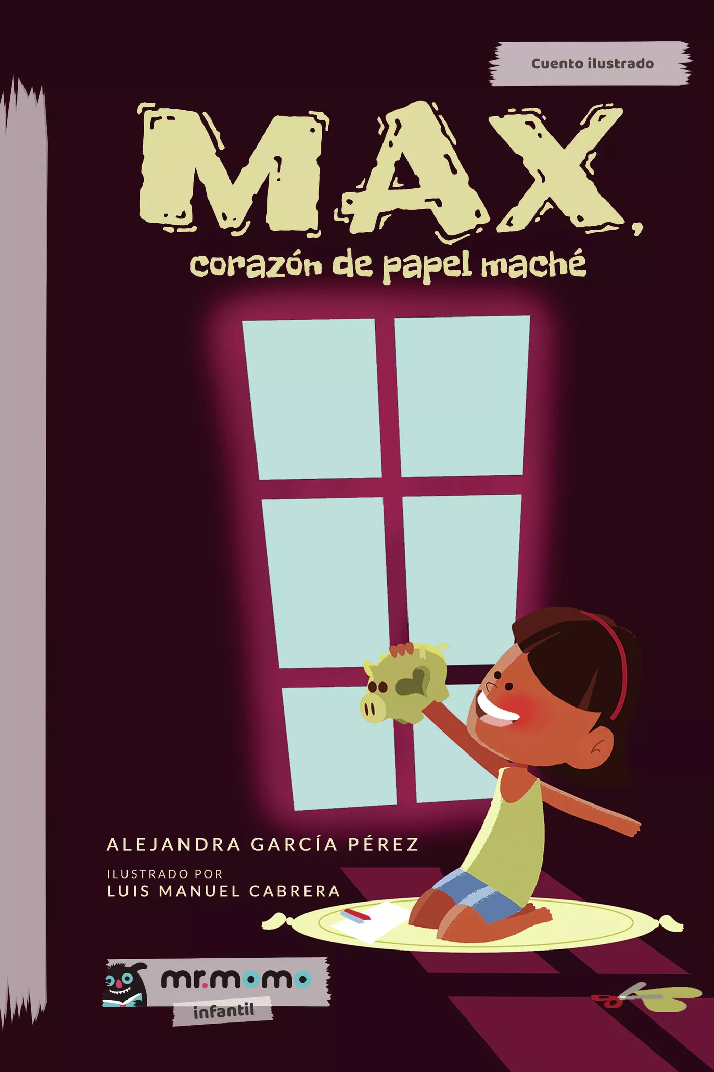 Portada del Libro Max Corazón De Papel Maché de Alejandra Garcia Perez - 9788417842123