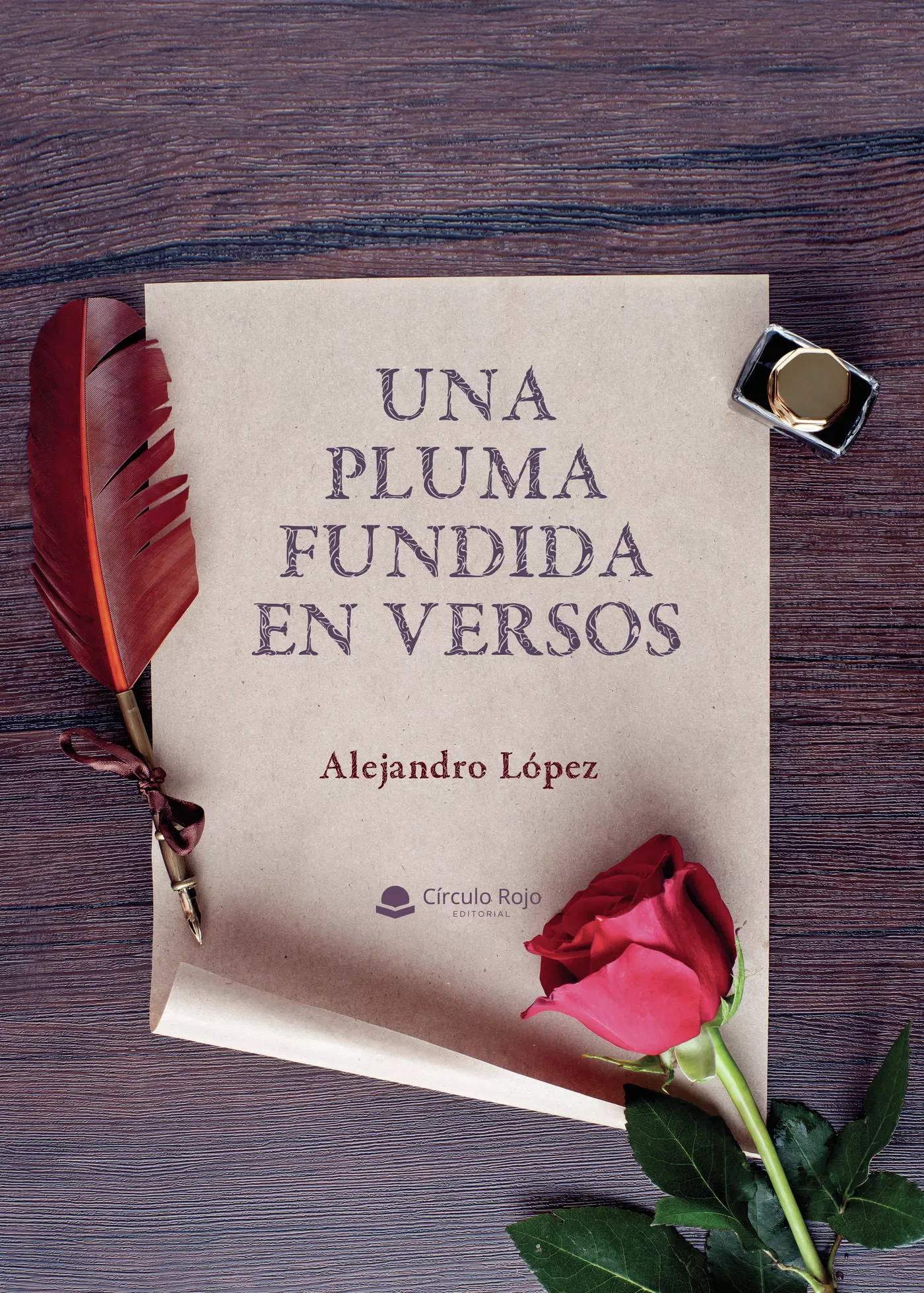 Portada del Libro Una Pluma Fundida En Versos de Alejandro Lopez - 9788413383323