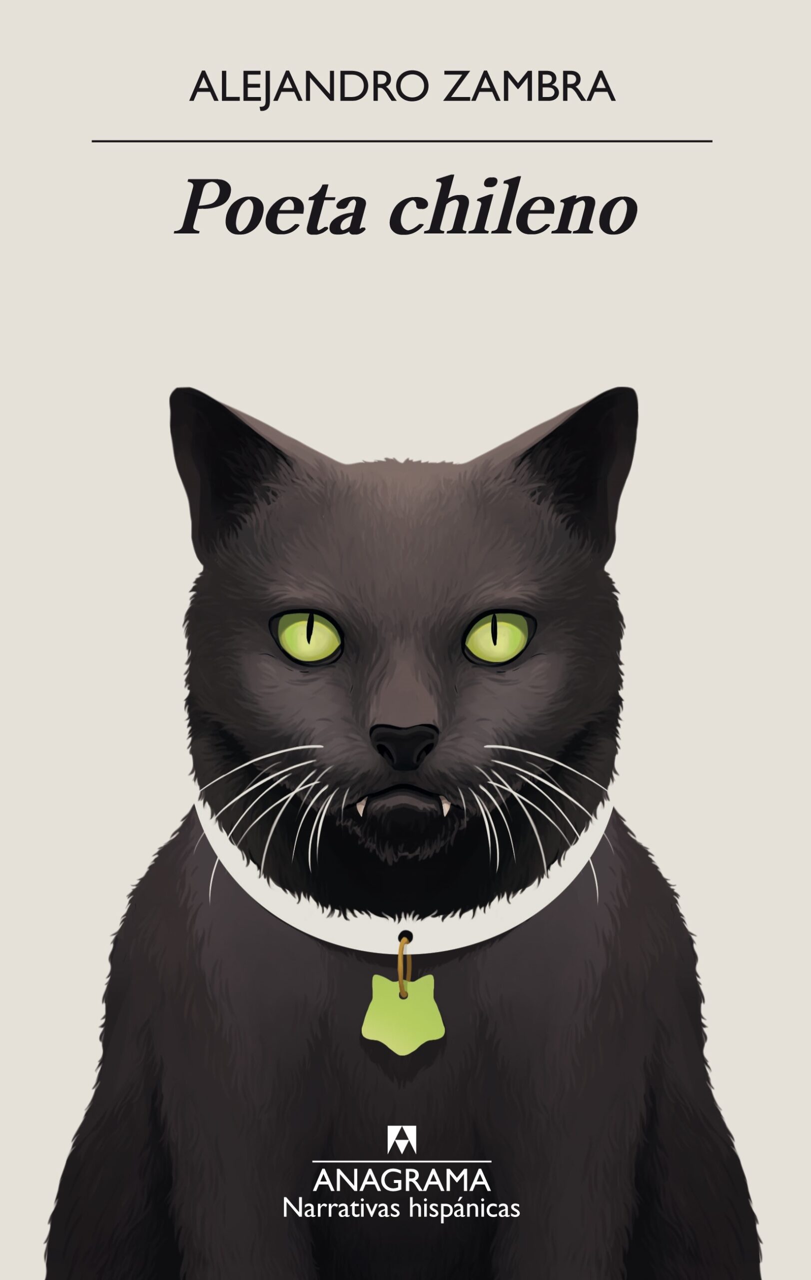 Portada del Libro Poeta Chileno de Alejandro Zambra - 9788433998934
