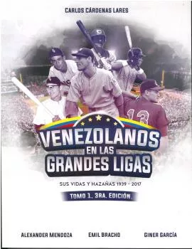 Portada del Libro Venezolanos En Las Grandes Ligas de Alexader Medonza - 9788494950995
