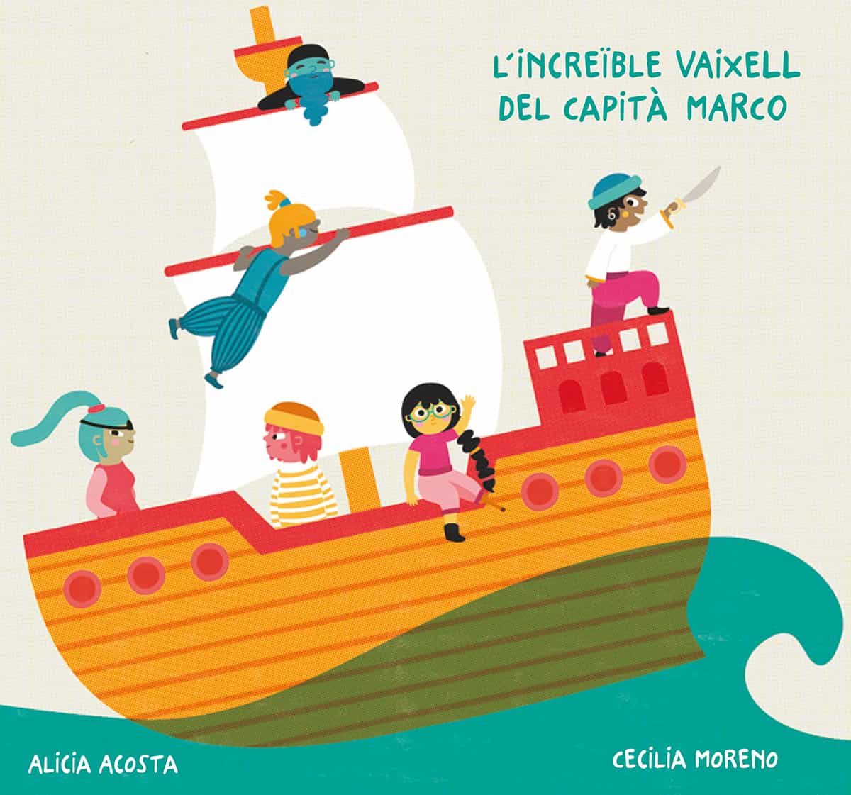 Portada del Libro L Increible Vaixell Del Capita Marco de Alicia Acosta - 9788418133176