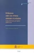Portada del Libro Reflexiones Sobre Una Reforma Orientada Al Ciudadano: La Descentr Aliz de Alicia Veneciano Esperon - 9788473512343