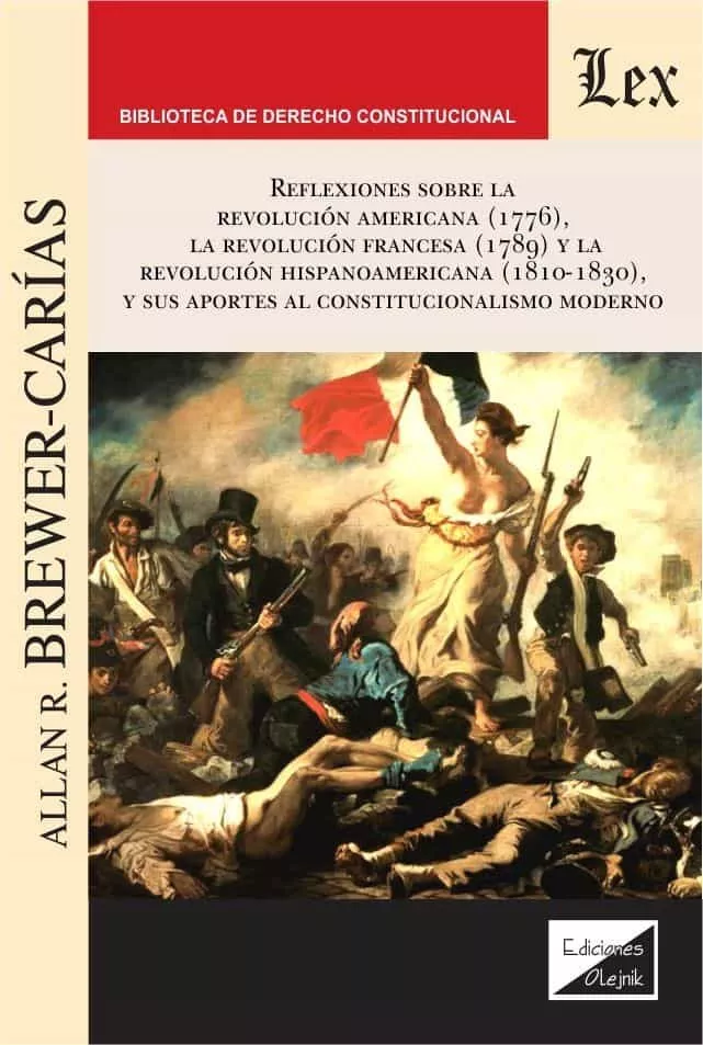 Portada del Libro Reflexiones Sobre La Revolucion Americana (1776) La Revolucion F Rance de Allan R. Brewer Carias - 9789563926088