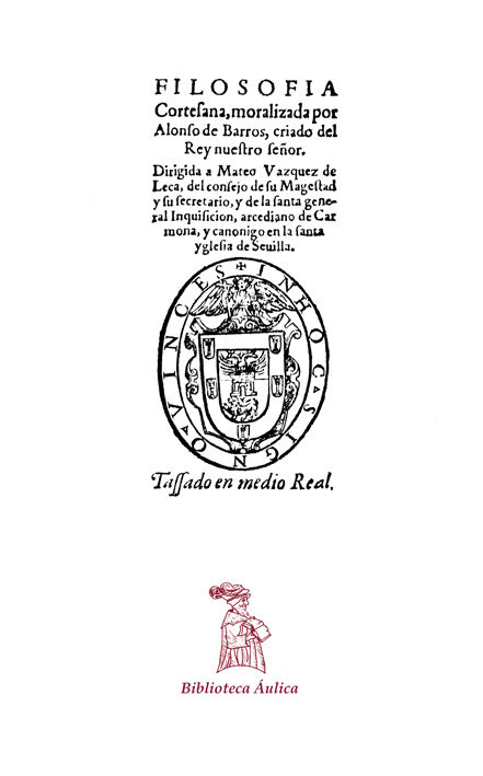 Portada del Libro Filosofia Cortesana de Alonso De Barros - 9788416335633