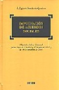 Portada del Libro Impugnacion De Acuerdos Sociales Adaptada A La Ley Concursal Y A Las L de Alvaro Espinos Borras De Quadras - 9788497902328