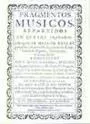 Portada del Libro Fragmentos Musicos (Vol. 2) Anexo de Alvaro Zaldivar - 9788478208678