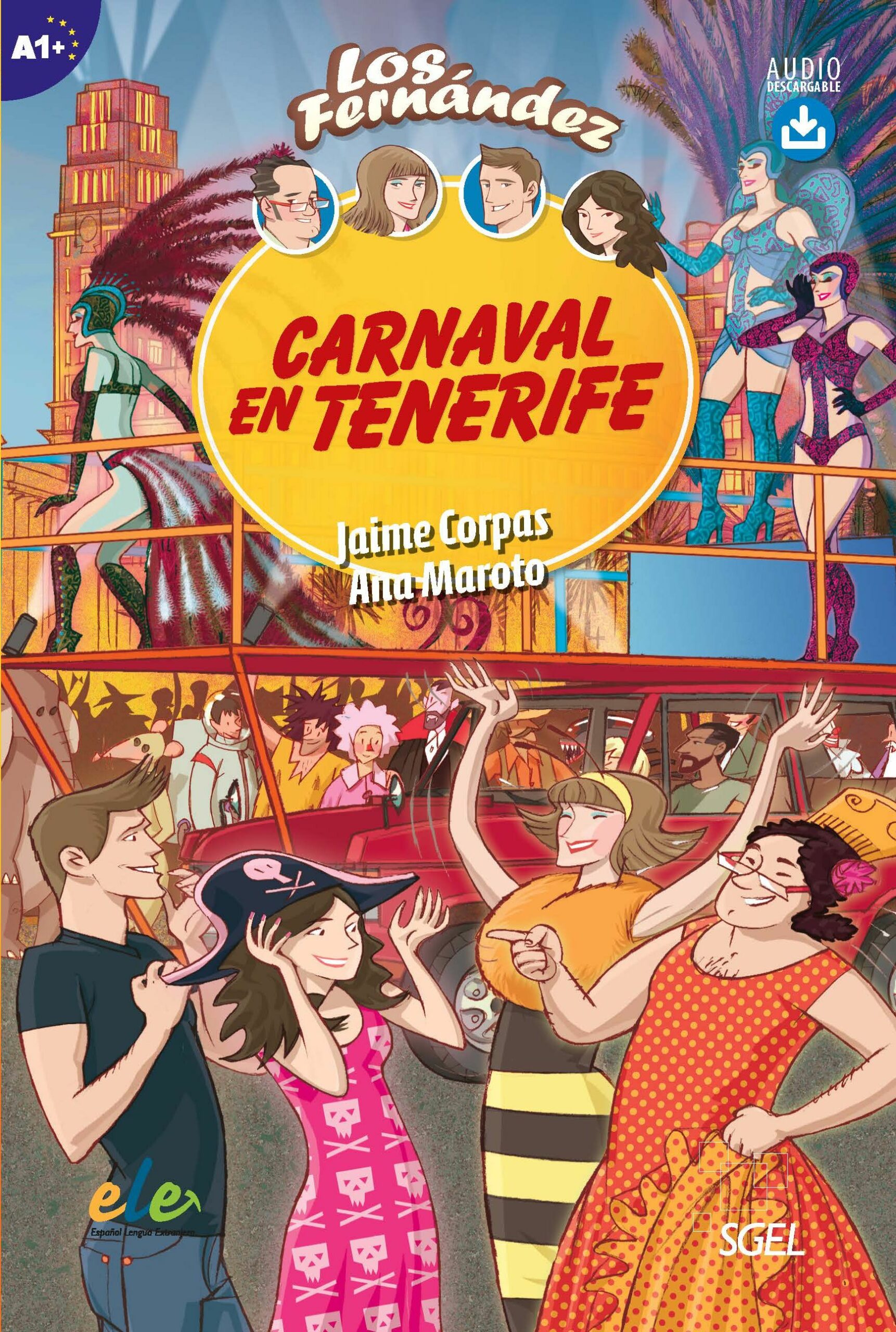 Portada del Libro Carnaval En Tenerife. Jóvenes Y Adultos De Nivel A1+ Según El Mce R de Ana Maroto - 9788417730031