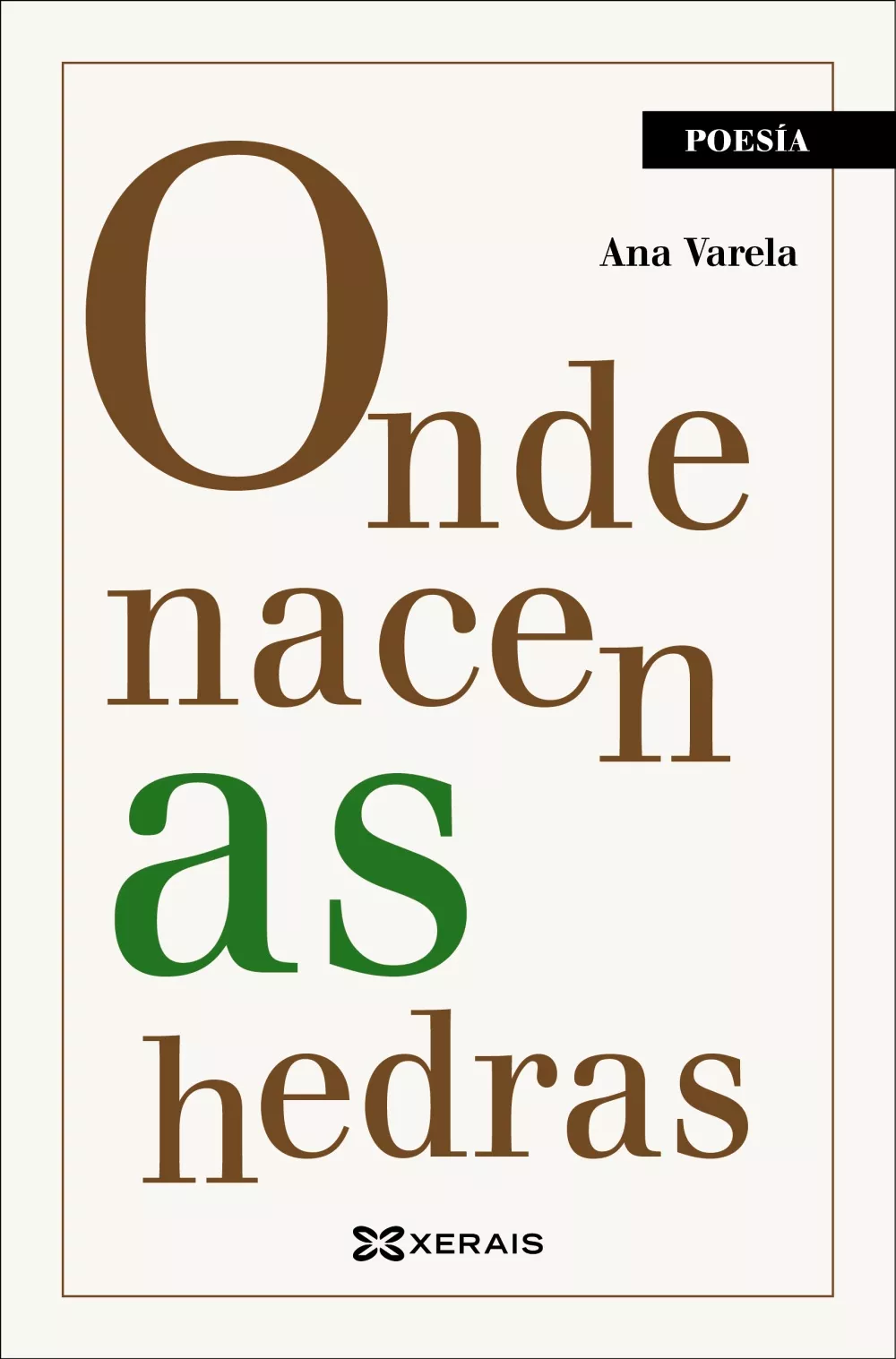 Portada del Libro Onde Nacen As Hedras de Ana Varela - 9788491216148