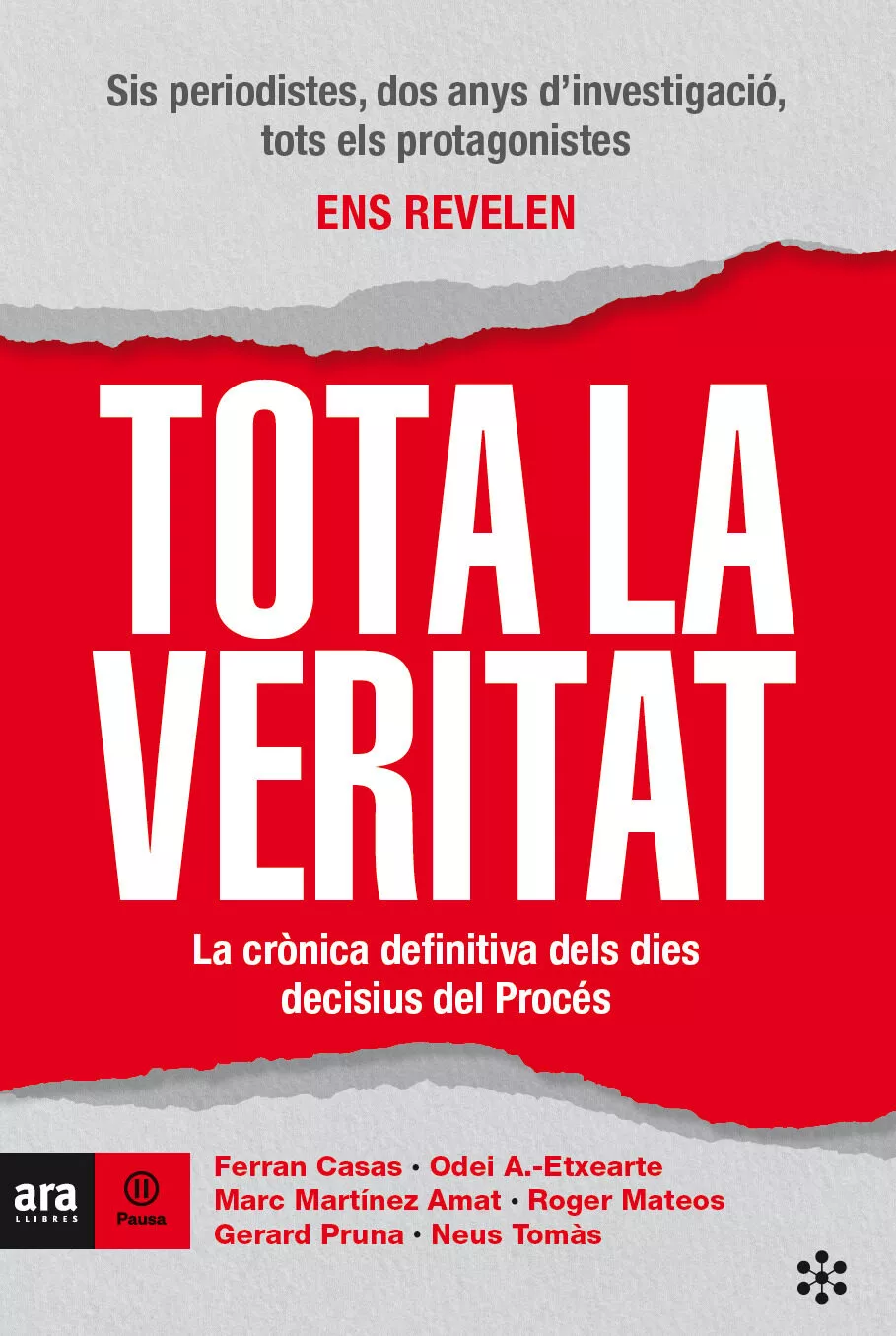 Portada del Libro Tota La Veritat de Anchustegui - 9788417804183