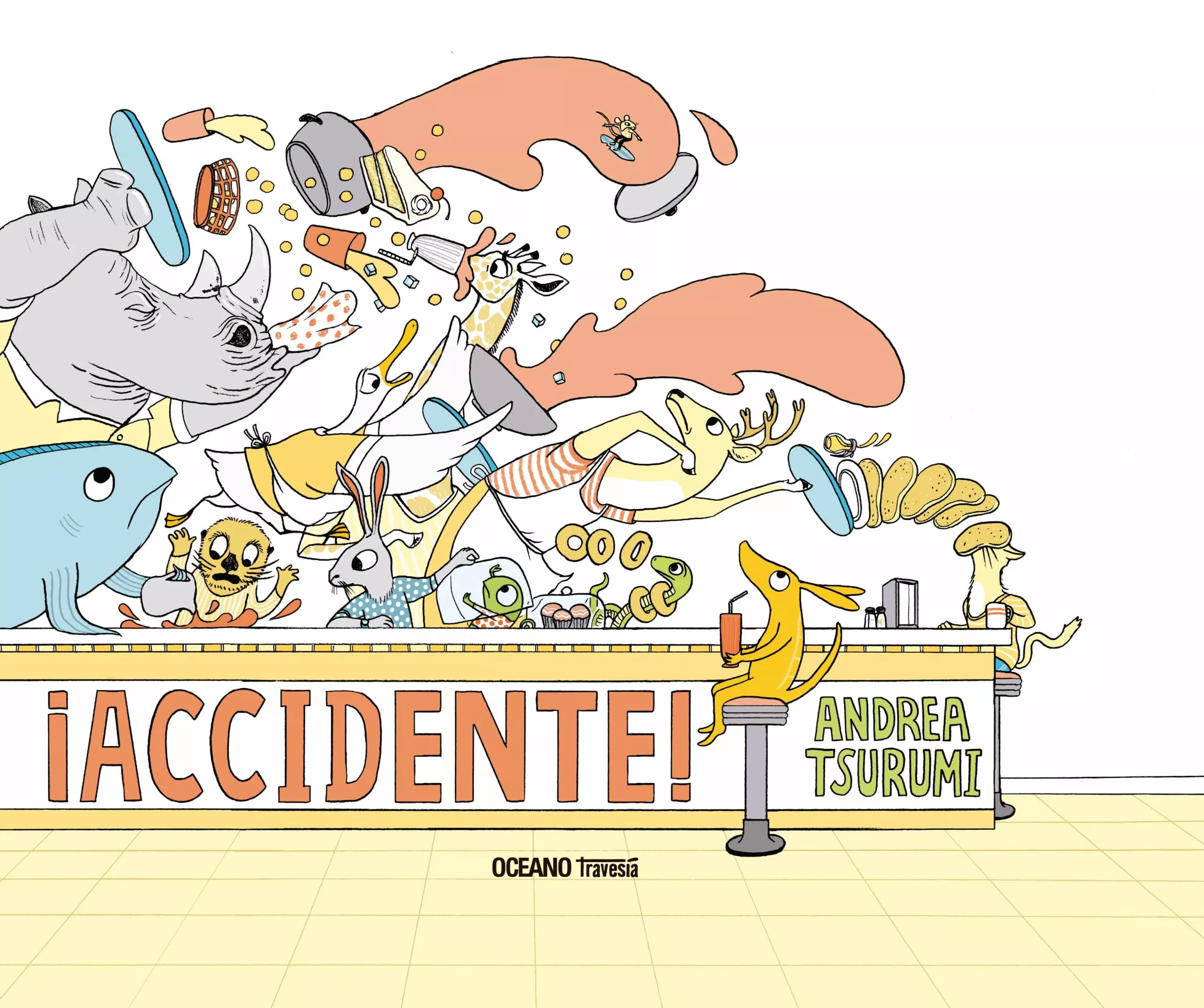 Portada Del Libro ¡Accidente! De Andrea Tsurumi - 9786075279237