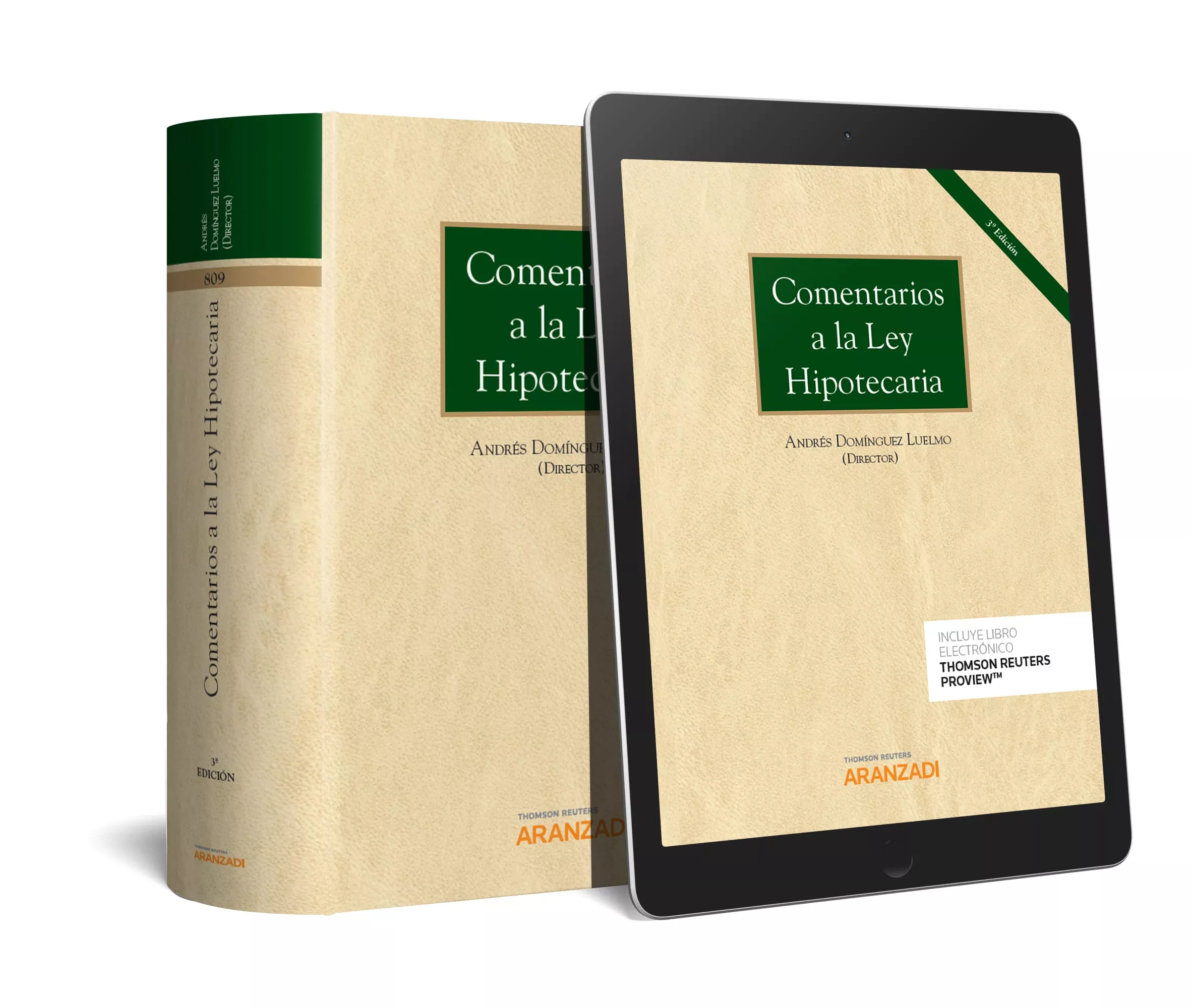 Portada del Libro Comentarios A La Ley Hipotecaria de Andres Dominguez Luelmo - 9788413096247