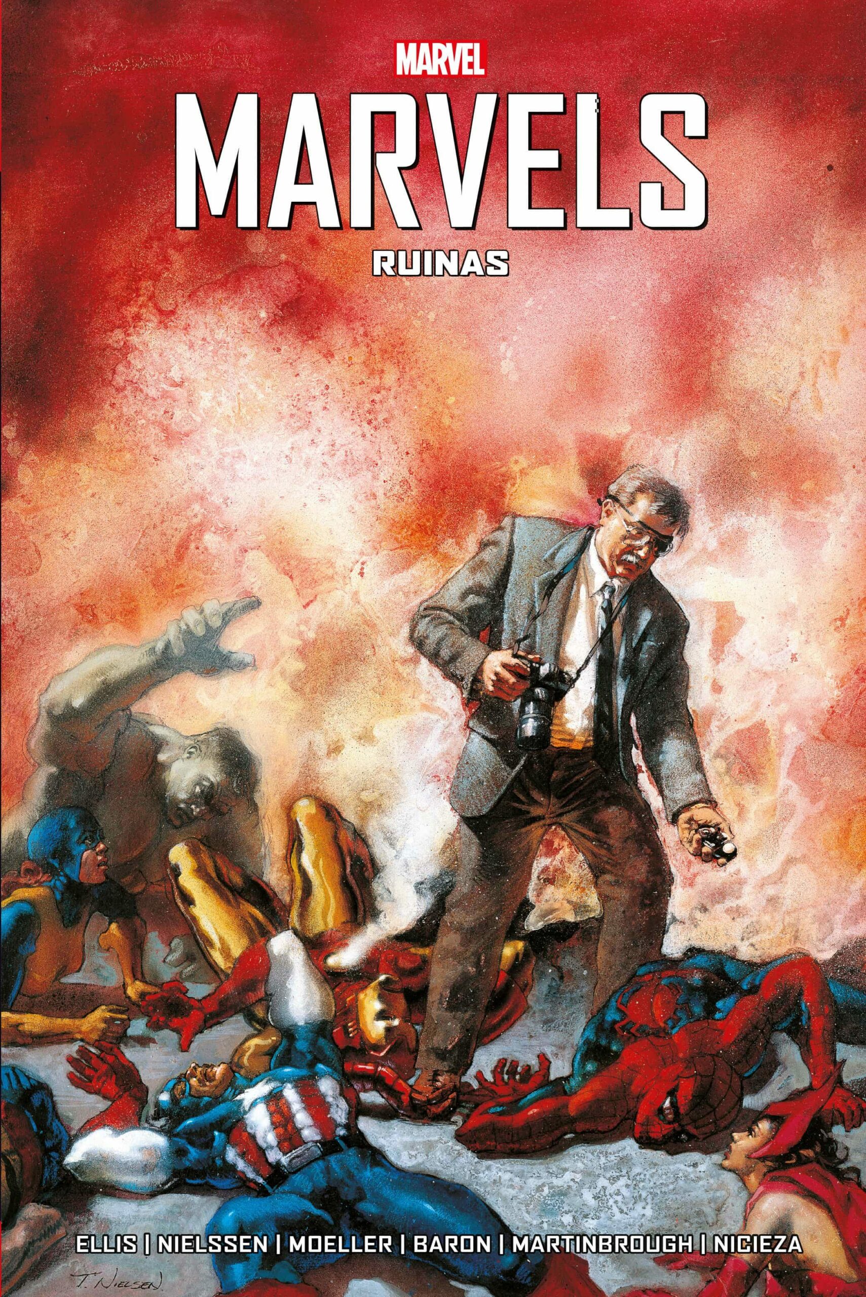 Portada del Libro Marvels: Ruinas de Andy Lanning - 9788413343709
