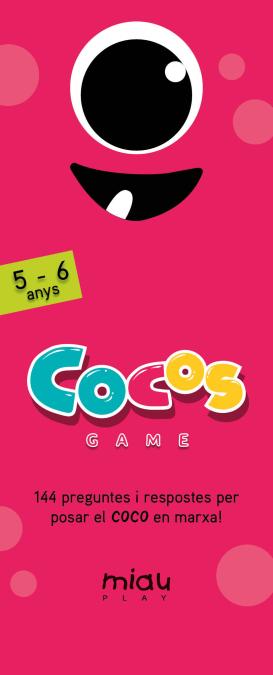 Portada del Libro Cocos Game 5-6 Anys (Cat) de Angel Man Ramos - 9788416082261