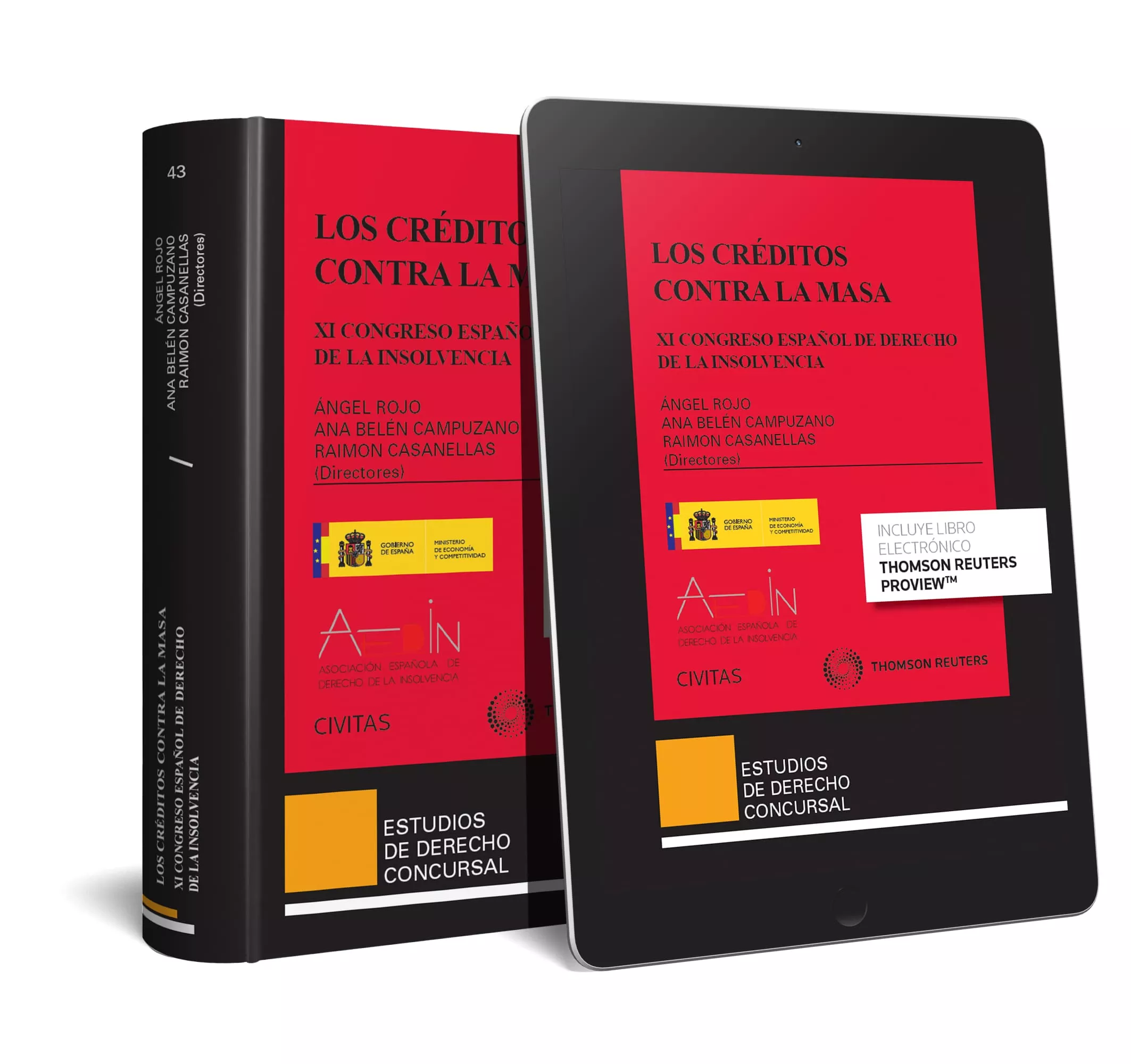 Portada del Libro Civitas: Los Créditos Contra La Masa de Angel Rojo - 9788413085173