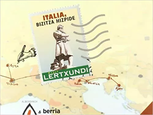 Portada del Libro Italia Bizitza Hizpide de Anjel Lertxundi - 9788496310230