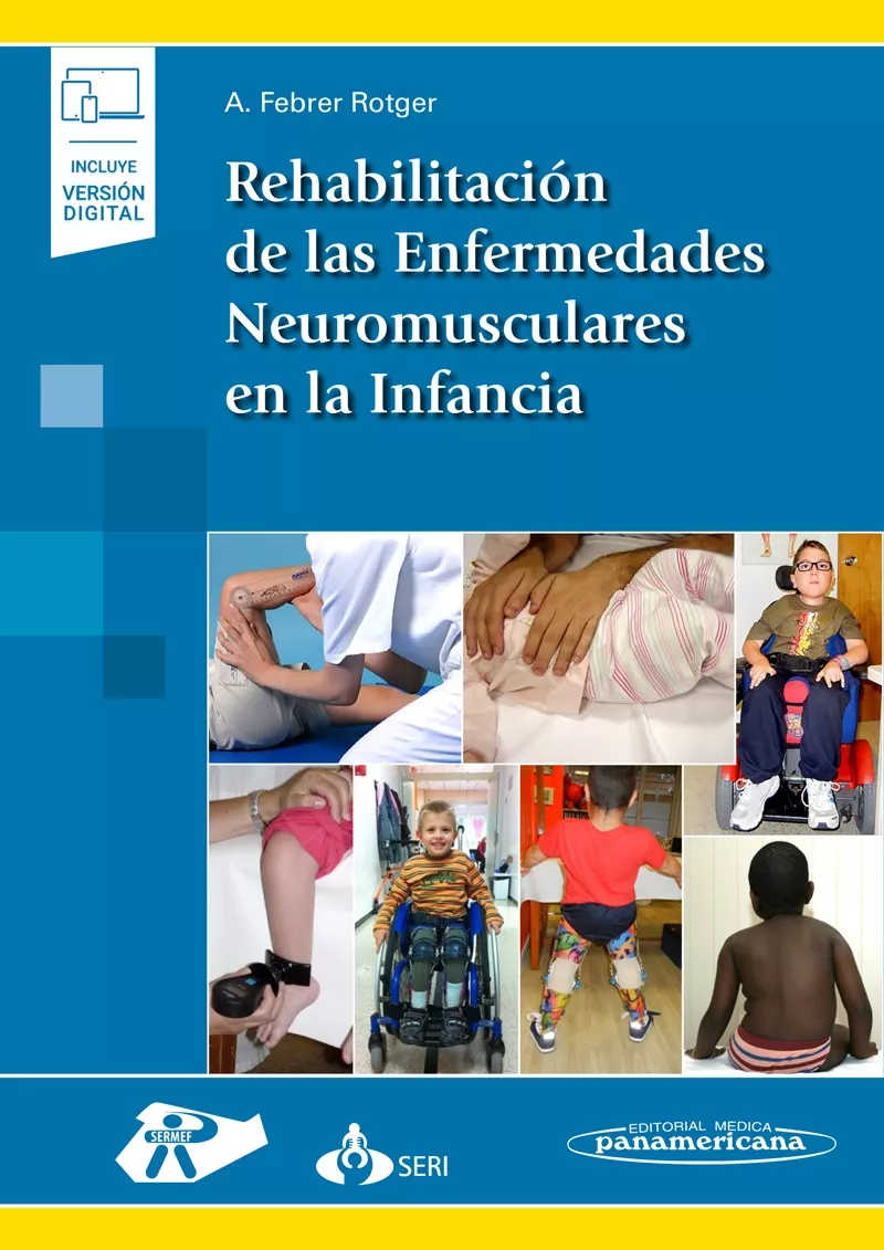 Portada del Libro Rehabilitacion Enfermedades Neuromusculares En La Infancia + Version D de Anna Febrer Rotger - 9788491106173