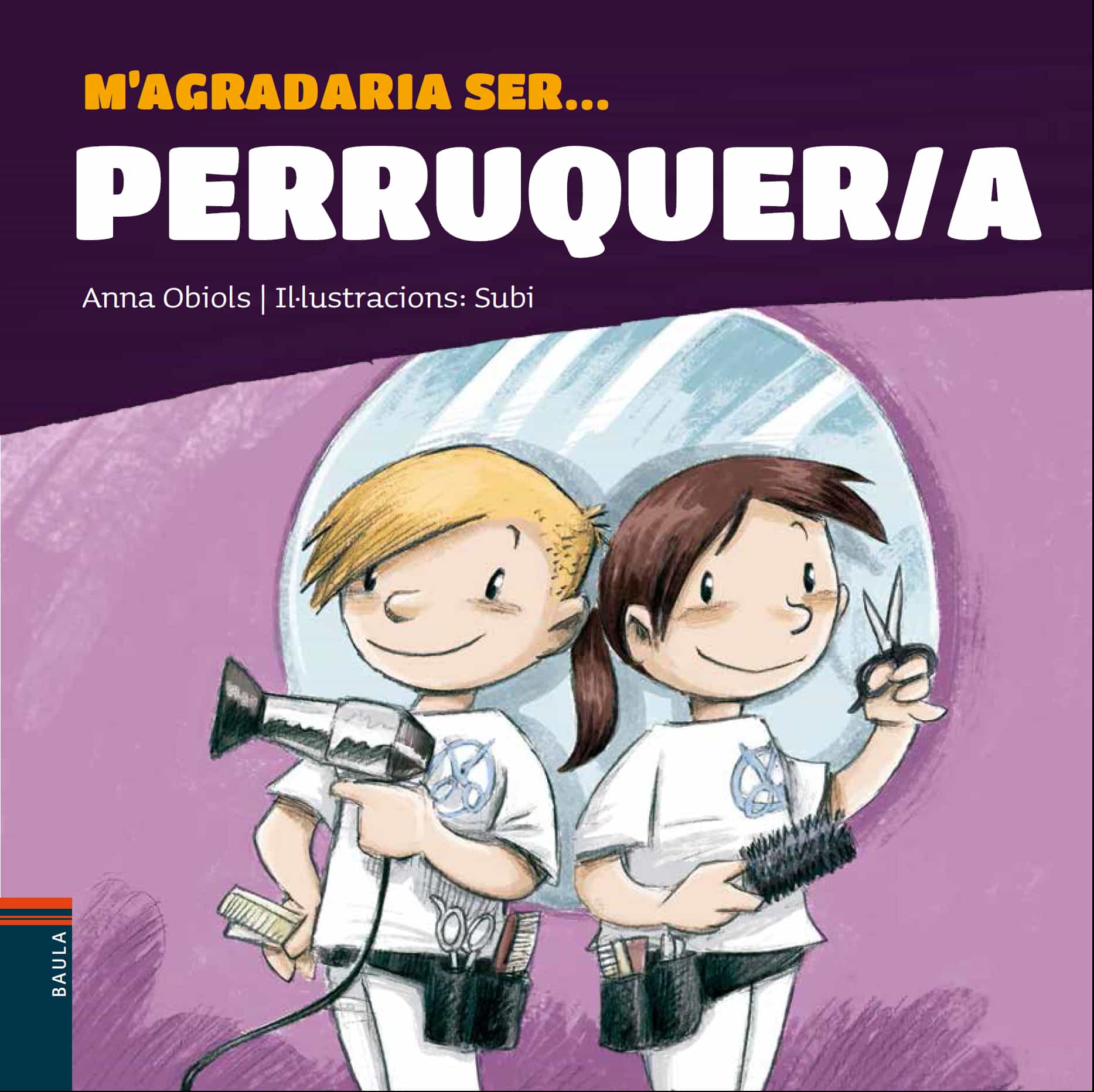 Portada del Libro M Agradaria Ser ... Perruquer/A de Anna Obiols Llopart - 9788447941247