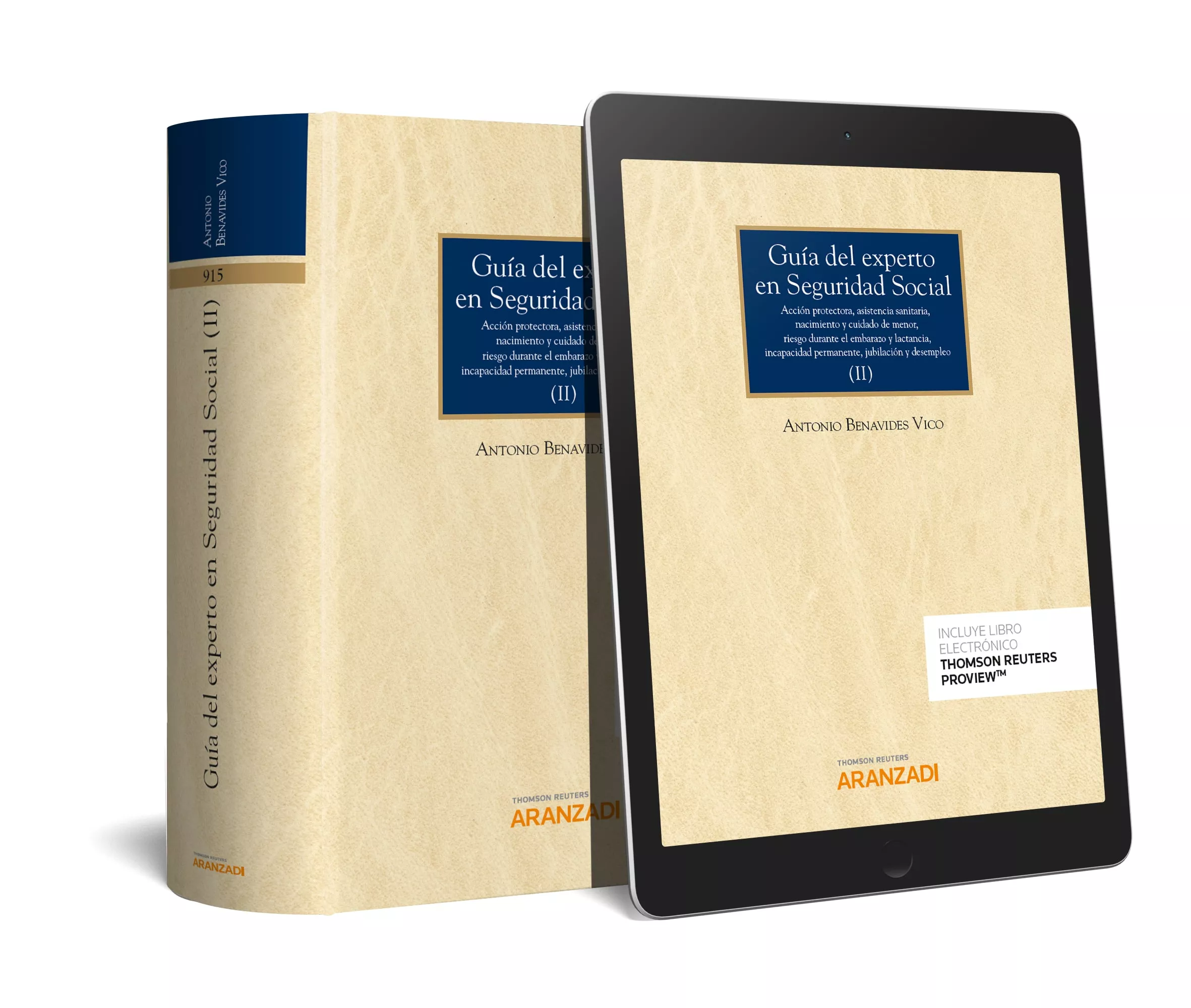 Portada del Libro Guía Del Experto En Seguridad Social Tomo Ii de Antonio Benavides Vico - 9788413087061