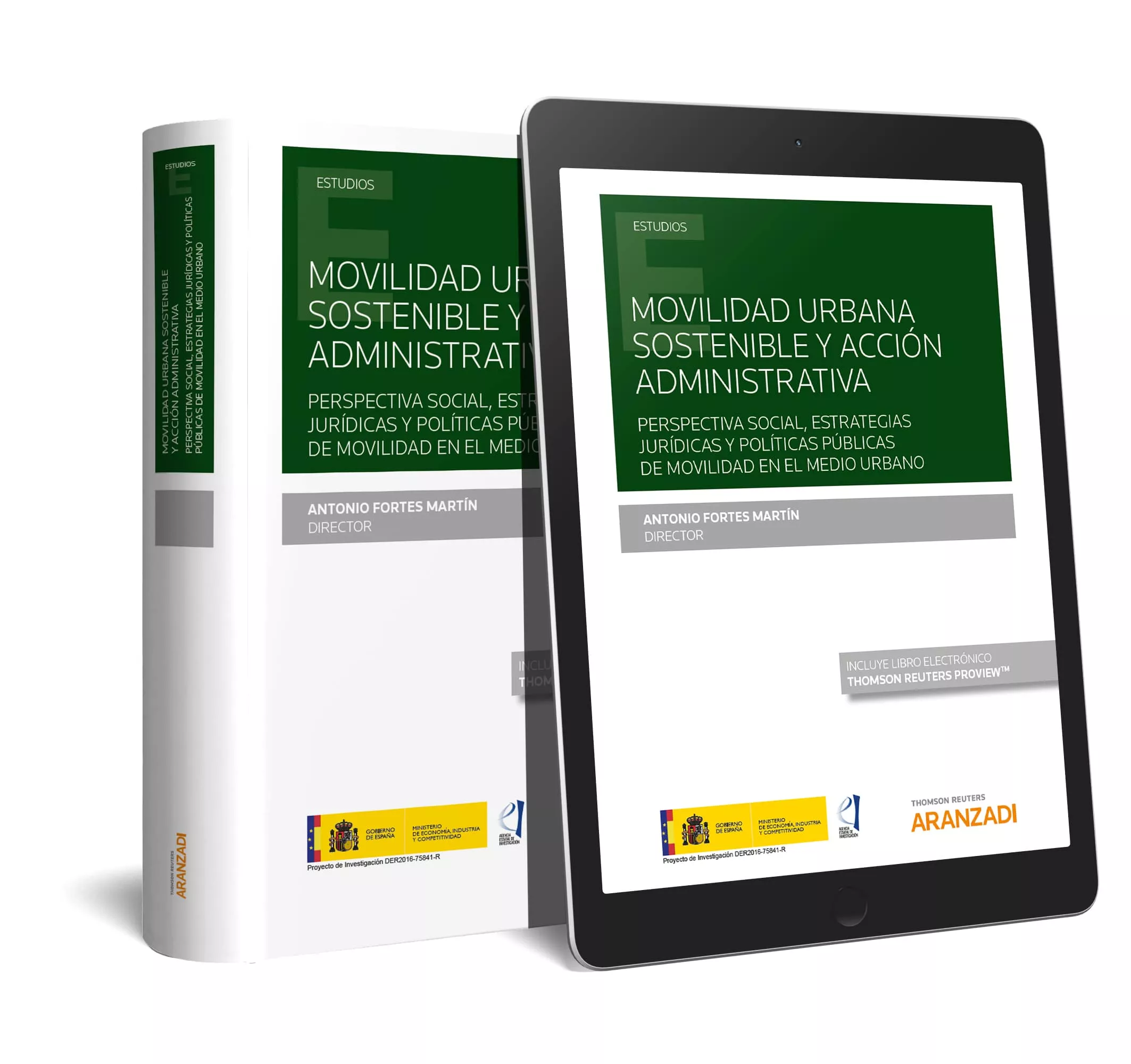 Portada del Libro Movilidad Urbana Sostenible Y Acción Administrativa de Antonio Fortes Martin - 9788413098395