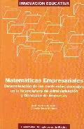 Portada del Libro Matematicas Empresariales: Determinacion De Los Contenidos Docent Es E de Antonio Heras Martinez - 9788474917840