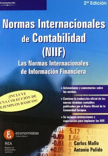 Portada del Libro Normas Internacionales De Contabilidad (Niif) de Antonio Pulido - 9788497324847