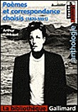 Portada del Libro Poemes Et Correspondances Choisis((1870-1891)) de Arthur Rimbaud - 9782070345854