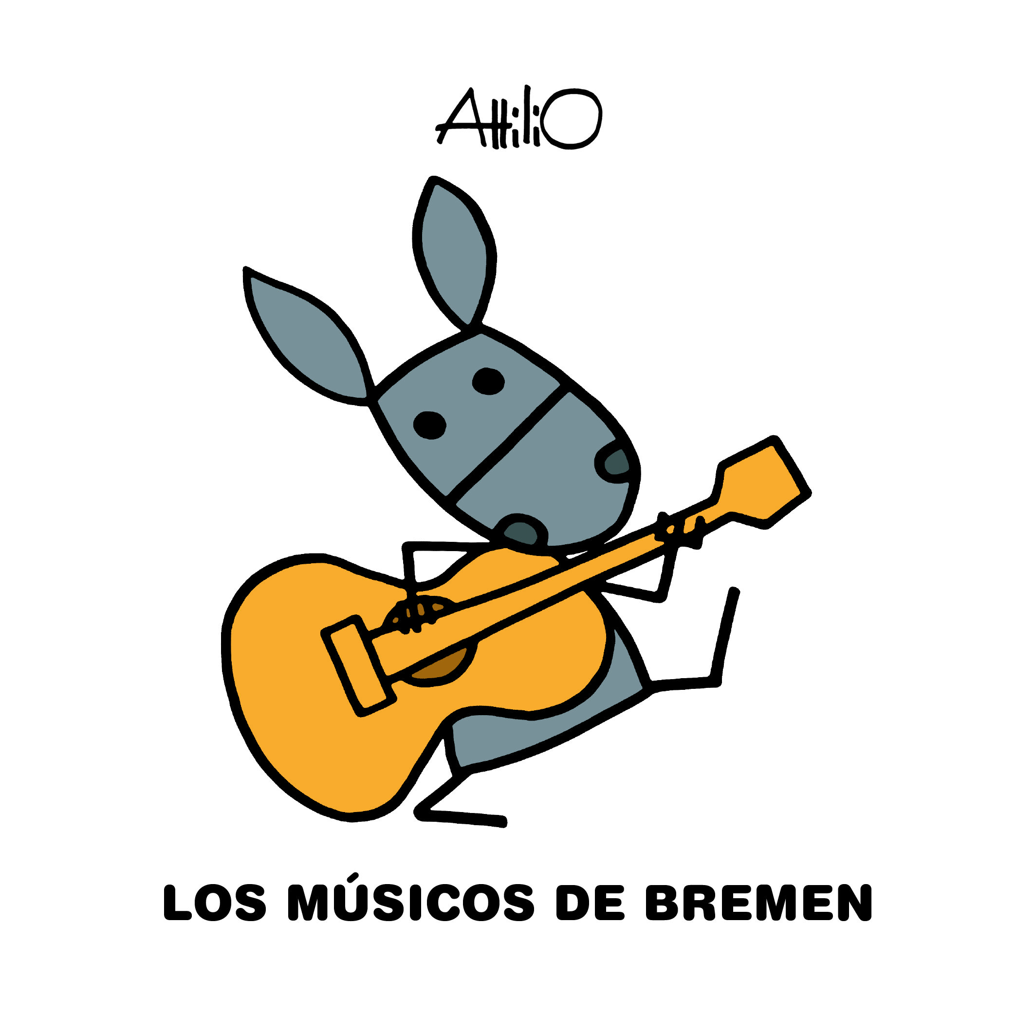 Portada del Libro Los Músicos De Bremen (Cuentos Tradicionales) de Attilio - 9788468346793