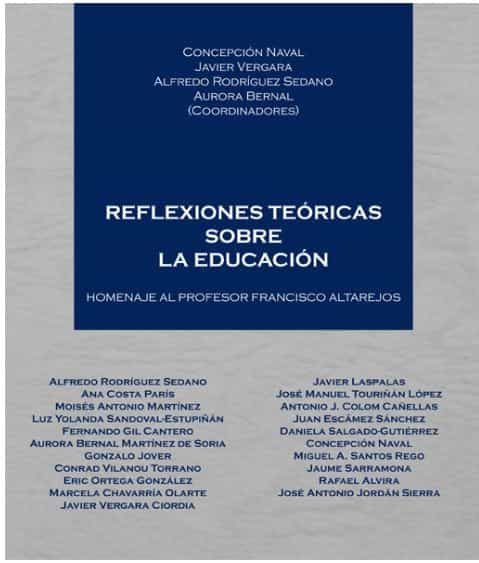 Portada del Libro Reflexiones Teoricas Sobre La Educacion de Aurora Bernal - 9788413245430