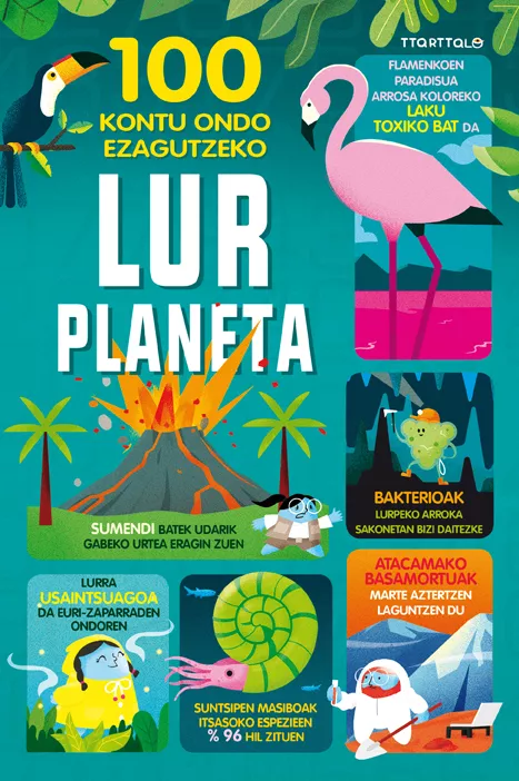 Portada del Libro 100 Kontu Ondo Ezagutzeko Lur Planeta de Batzuk - 9788498438567
