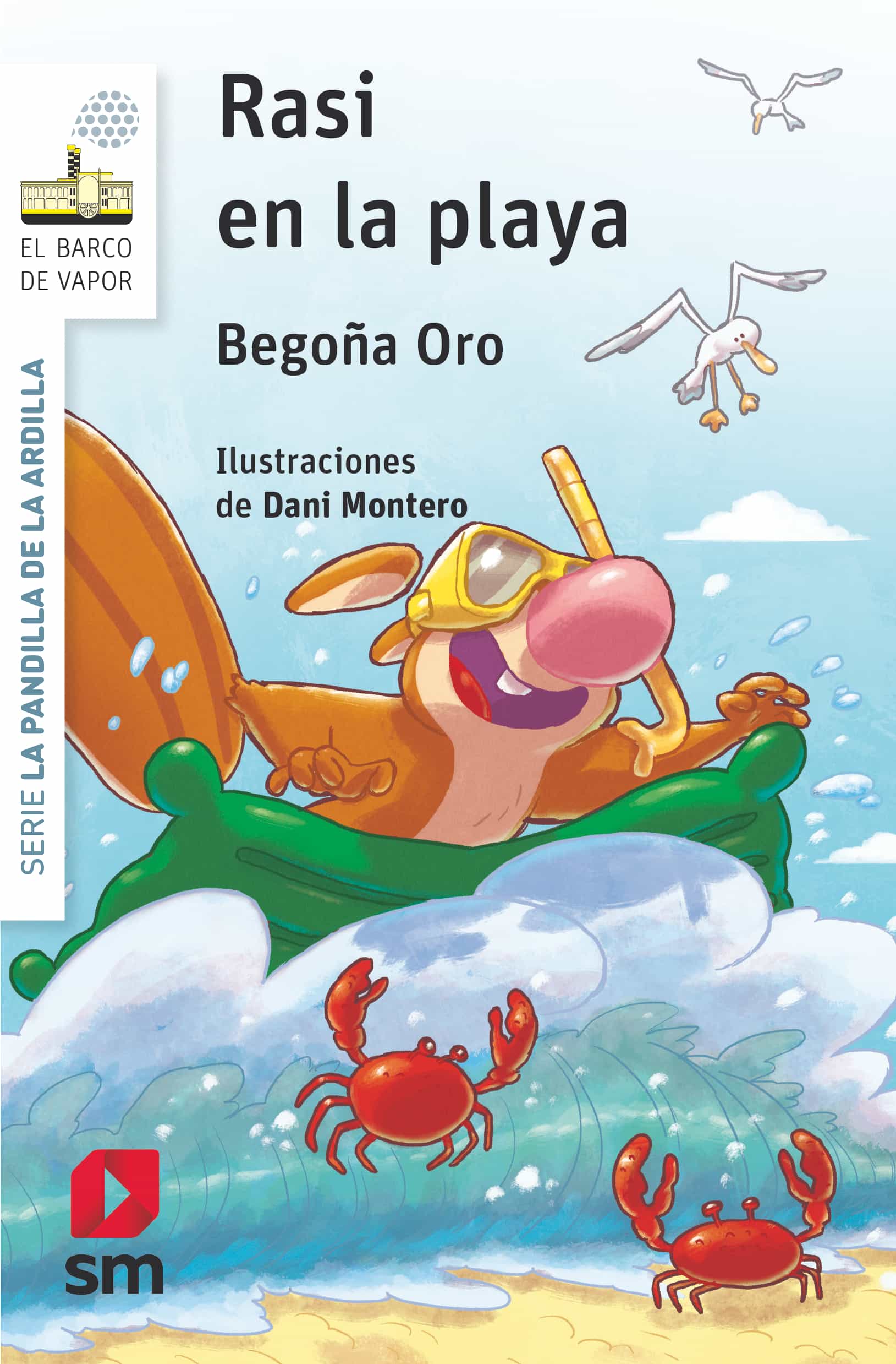 Portada del Libro La Pandilla De La Ardilla 19 :Rasi En La Playa de Begoña Oro - 9788413184487