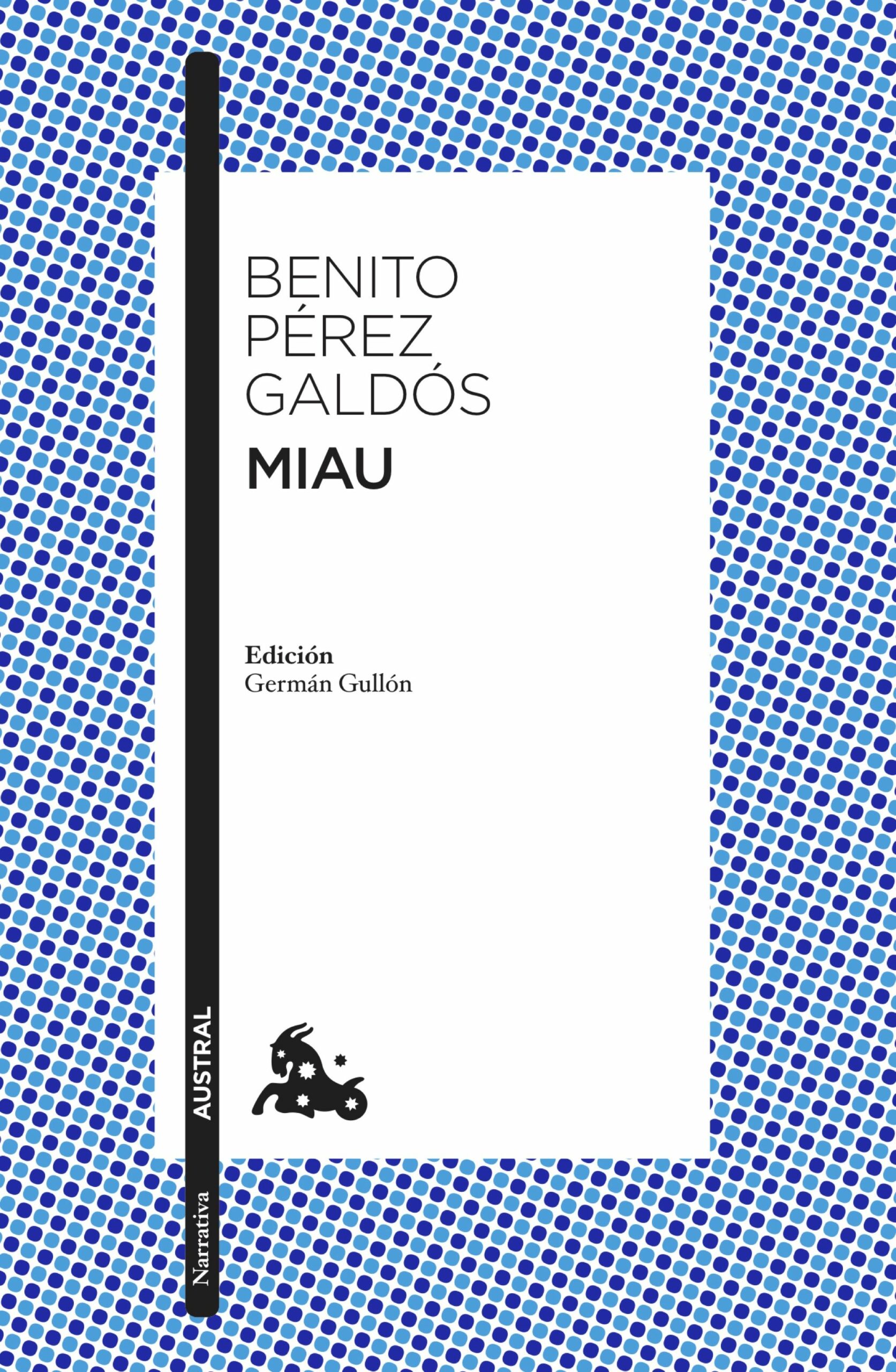 Portada del Libro Miau de Benito Perez Galdos - 9788467059007
