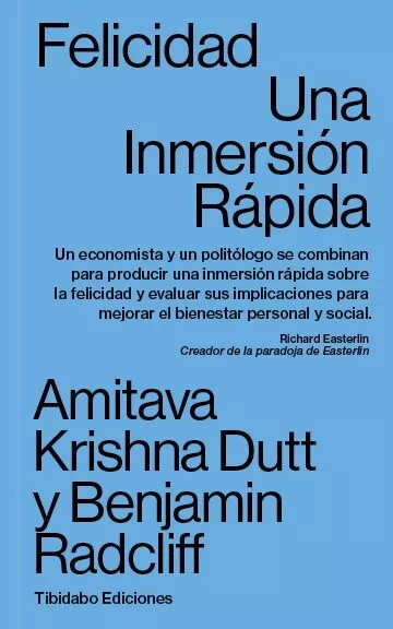 Portada del Libro Felicidad: Una Inmersion Rapida de Benjamin Radcliff - 9788491178613