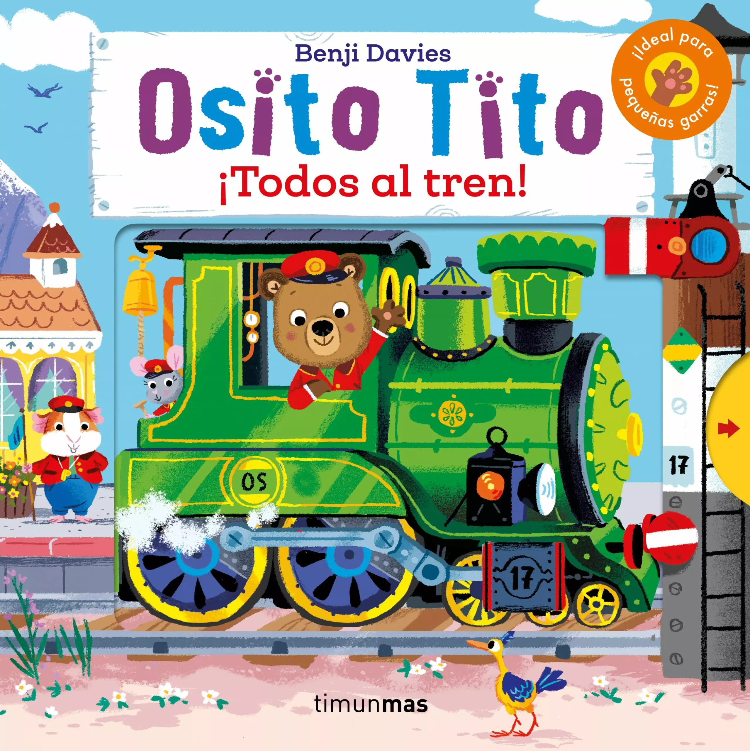 Portada del Libro Osito Tito. ¡Todos Al Tren! de Benji Davies - 9788408216308