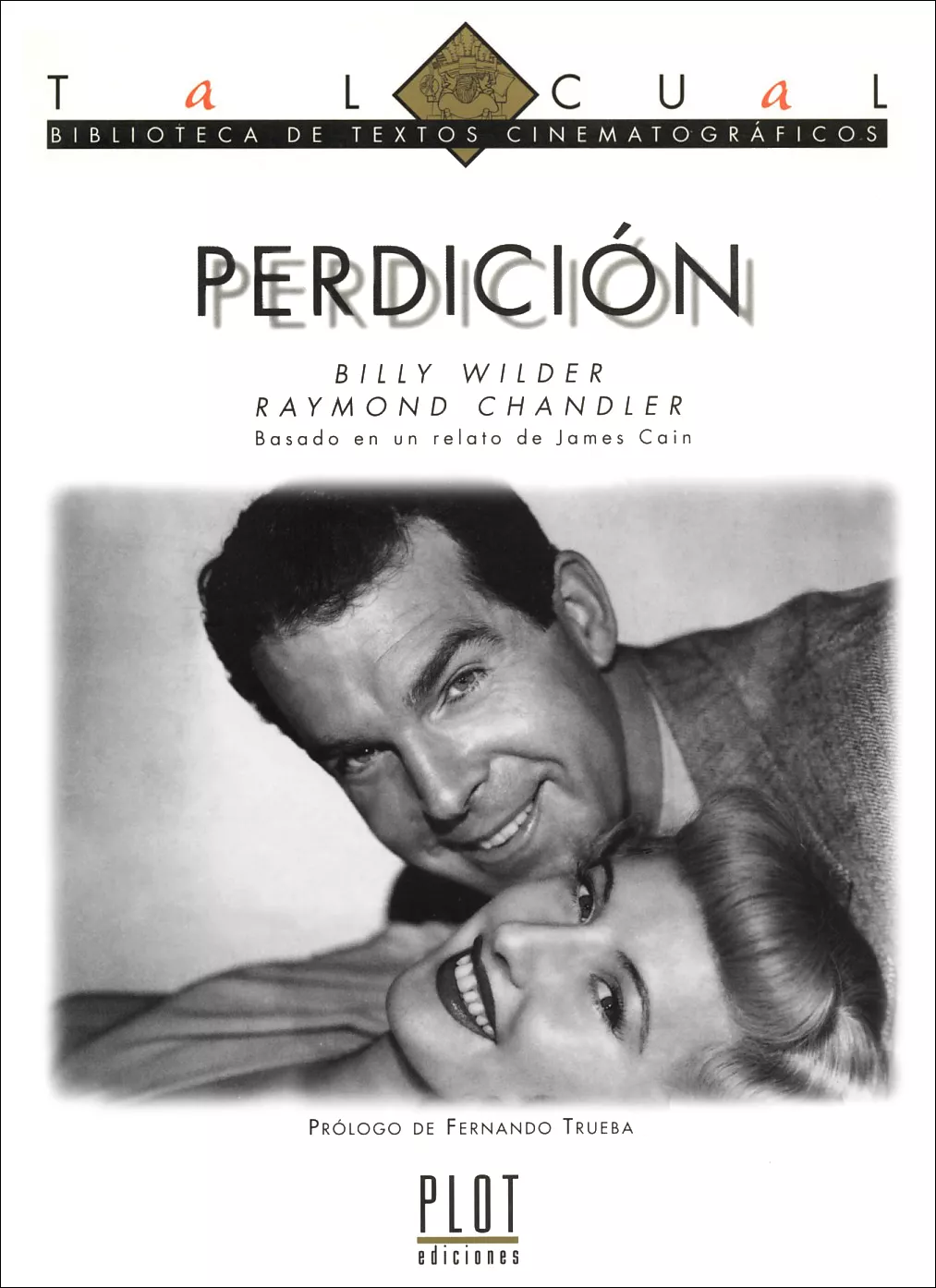 Portada del Libro Perdicion de Billy Wilder - 9788486702625