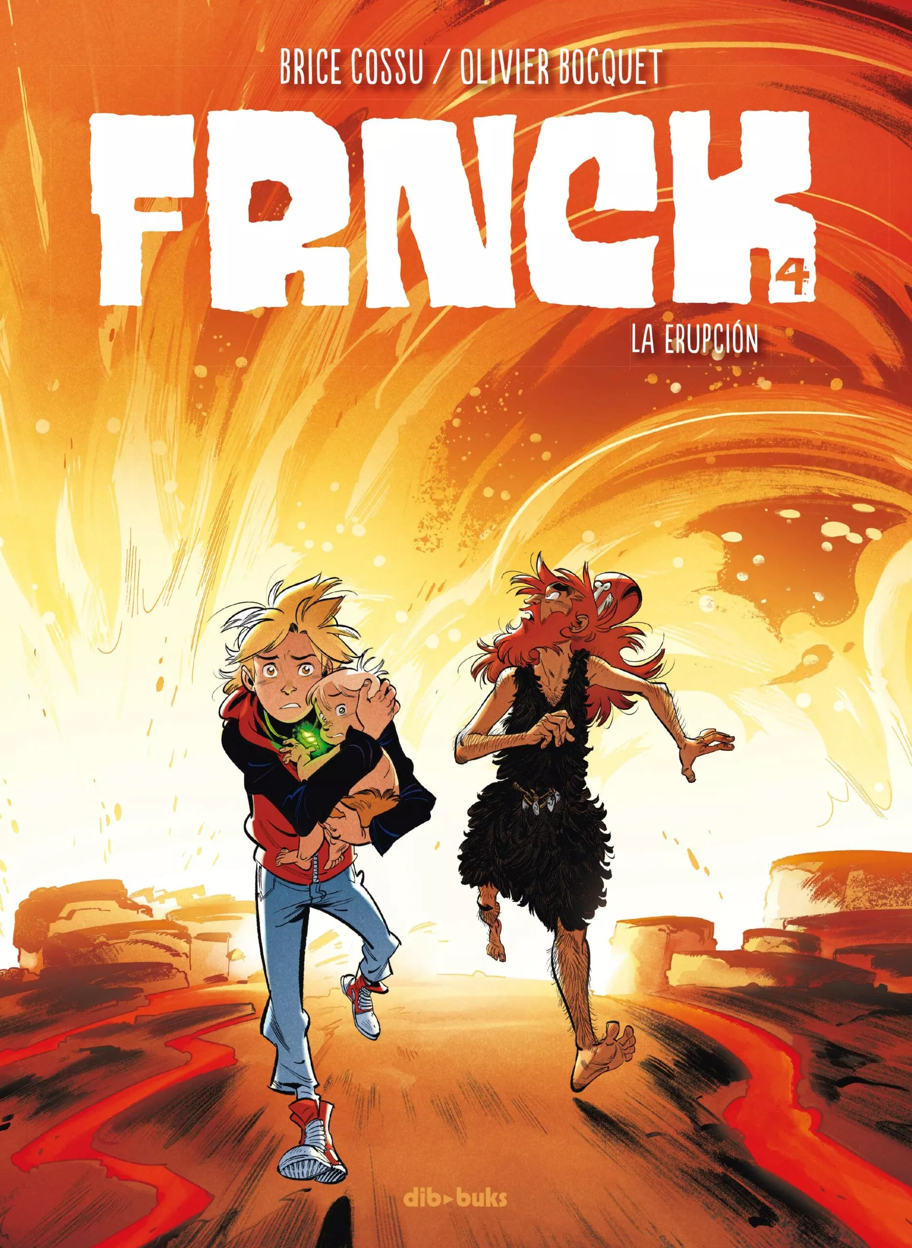 Portada del Libro Frnck 4: La Erupcion de Brice Cossu - 9788417294786