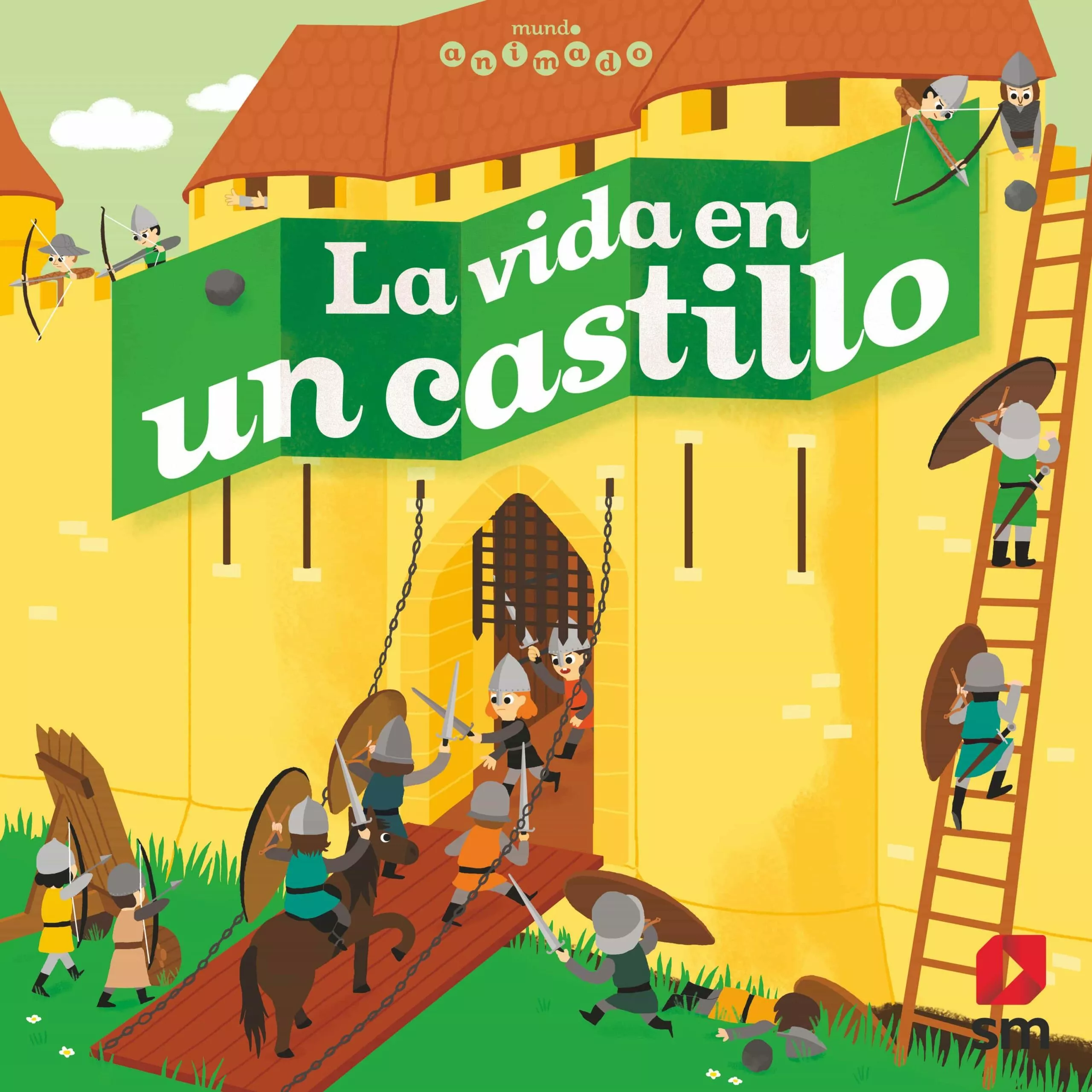 Portada del Libro Mundo Animado:La Vida En Un Castillo de Brigitte Coppin - 9788413180144