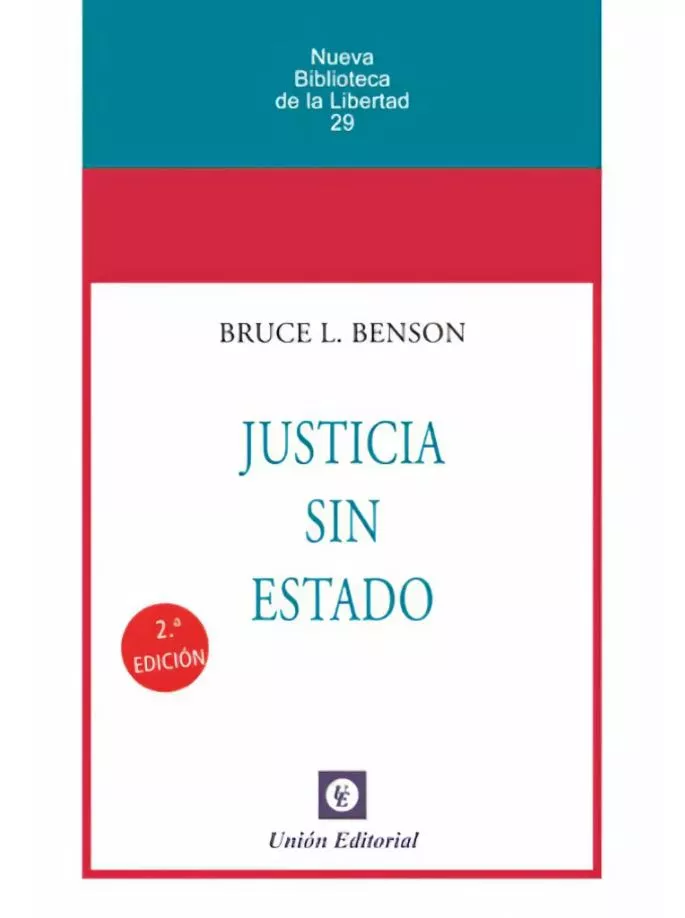 Portada del Libro Justicia Sin Estado de Bruce L. Benson - 9788472097643