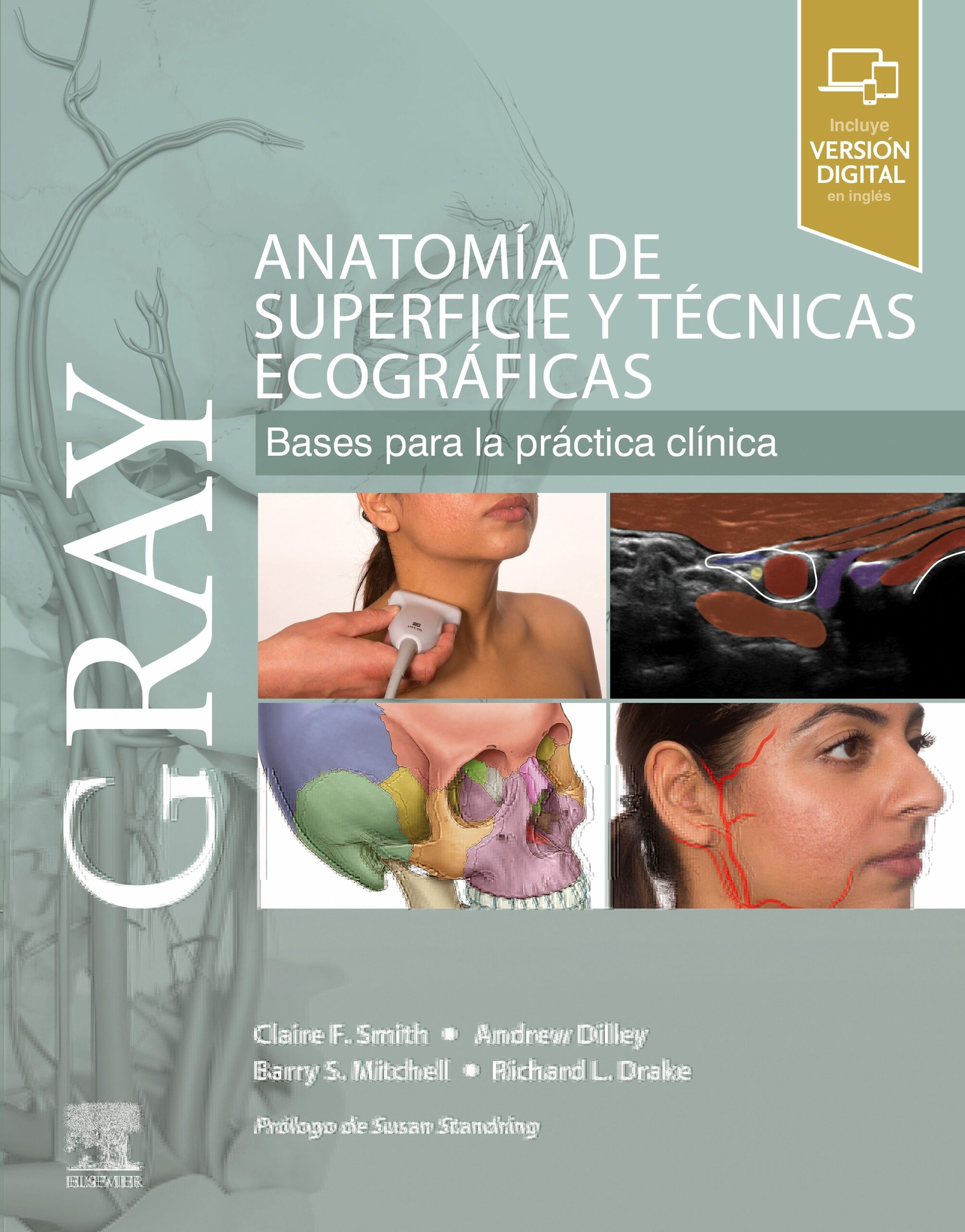 Portada del Libro Gray. Anatomia De Superficie Y Tecnicas Ecograficas de C.F. Smith - 9788491137719