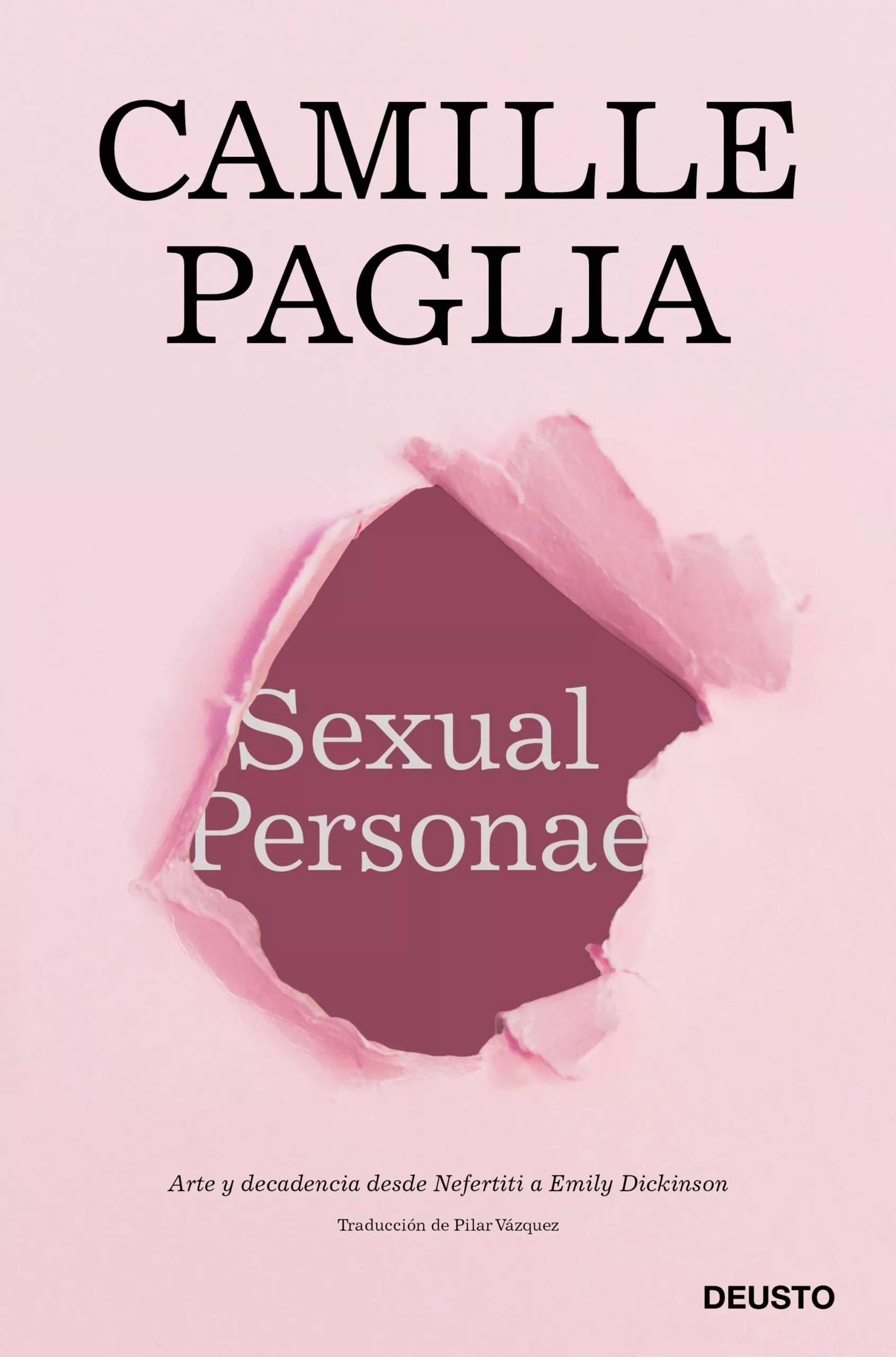 Portada del Libro Sexual Personae de Camille Paglia - 9788423431175