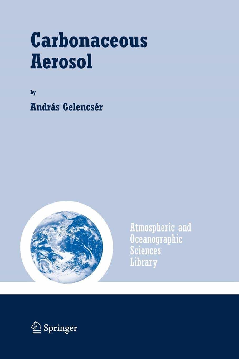 Portada del Libro Carbonaceous Aerosol: 30 de - 9789048167401